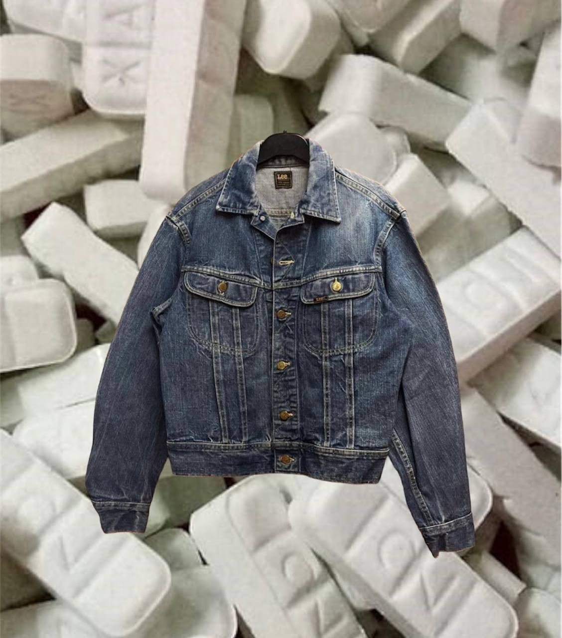 image of Archival Clothing x Lee 80's Vintage Lee Denim Jacket Sanforized, Men's (Size Medium)