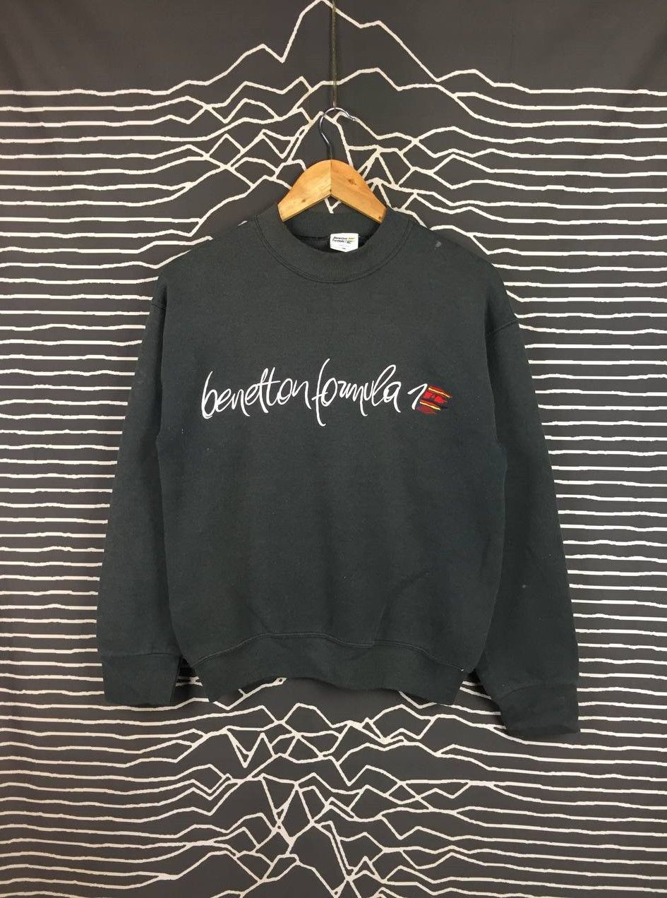 Benetton Benetton Formula 1 Racing Team Embroidered Logo Sweatshirt Size US M / EU 48-50 / 2 - 2 Thumbnail