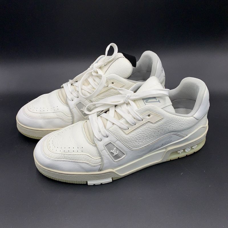 Louis Vuitton Louis Vuitton Trainer Low-Top Sneakers in White 0079 Size US 8.5 / EU 41-42 - 1 Thumbnail