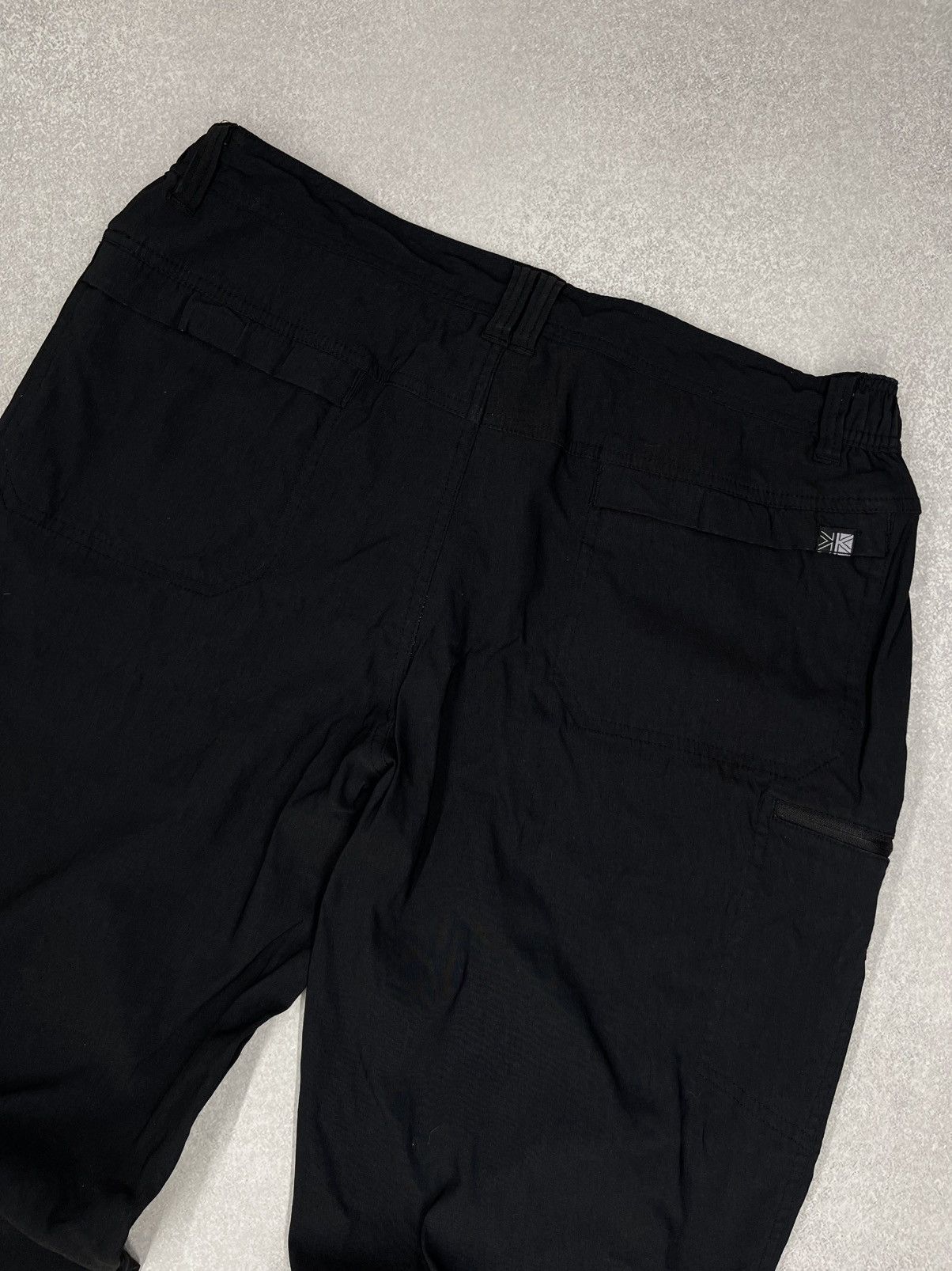 Goretex × Karrimor Mens Karrimor Traking Cargo Pants Black Outdoor Gorpcore Size US 34 / EU 50 - 9 Thumbnail
