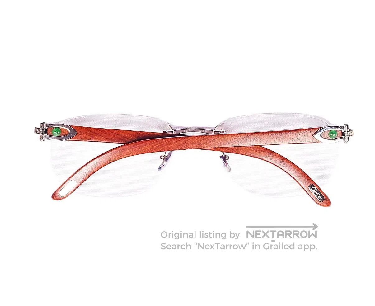 Cartier Cartier Wood Frame Plain Glasses. Size ONE SIZE - 2 Thumbnail
