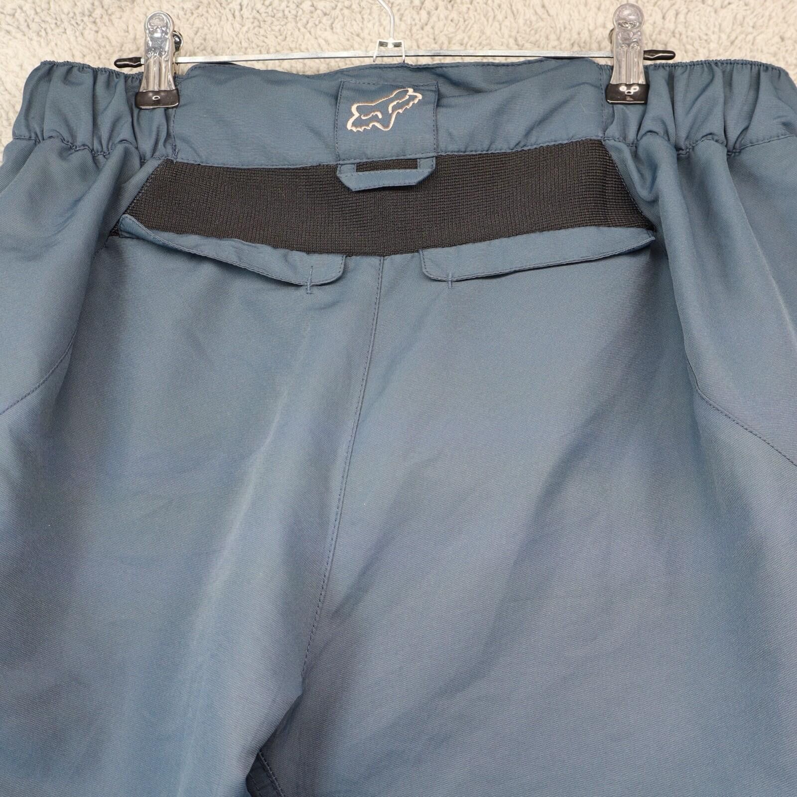 Fox Racing Fox Racing Shorts Men 34 Blue Mountain Biking Padded Cycling Size ONE SIZE - 6 Thumbnail