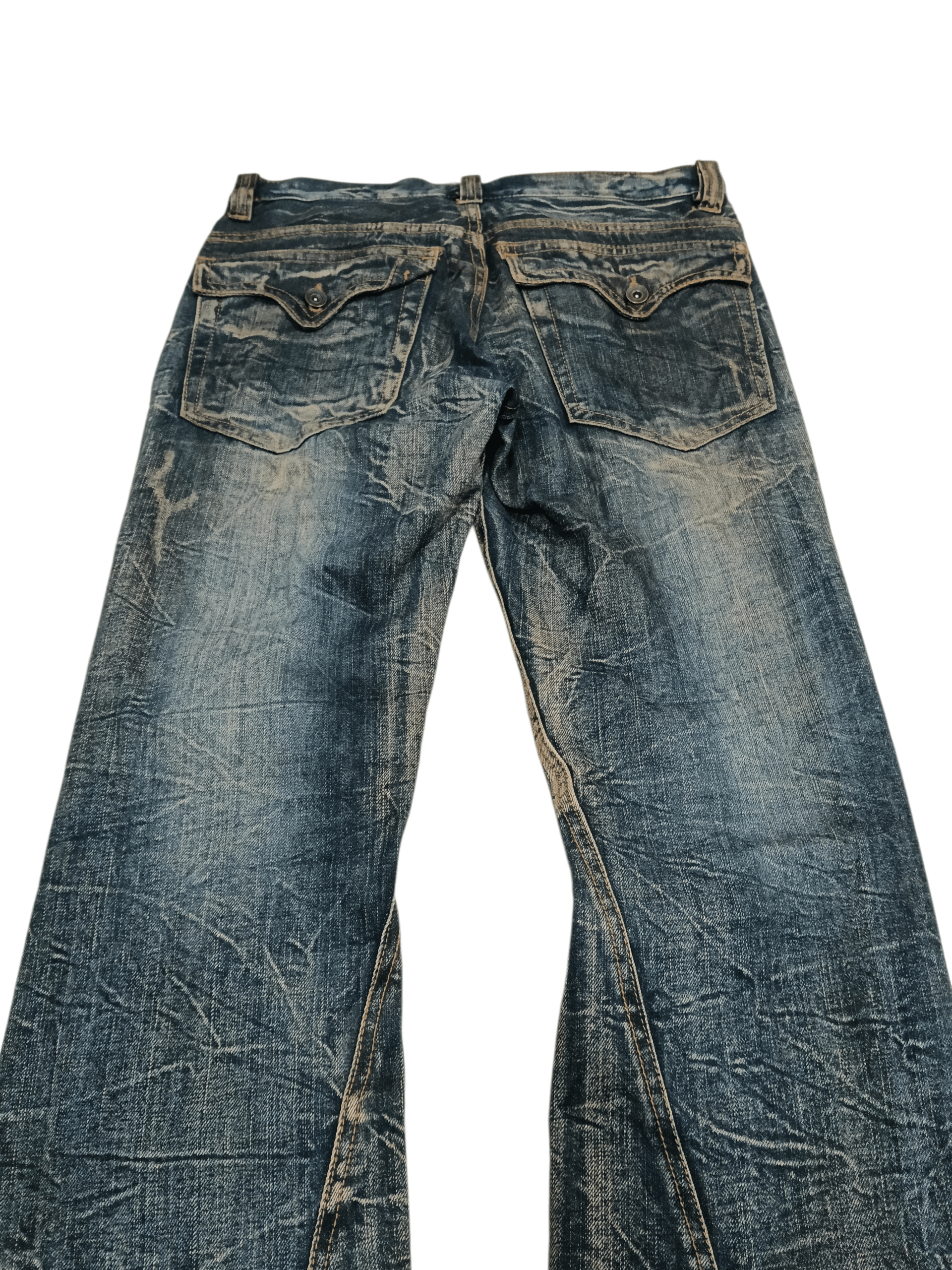 Seditionaries 💥 Nylous Clothing Mudwash Flared Denim 💥 Size US 33 - 8 Thumbnail