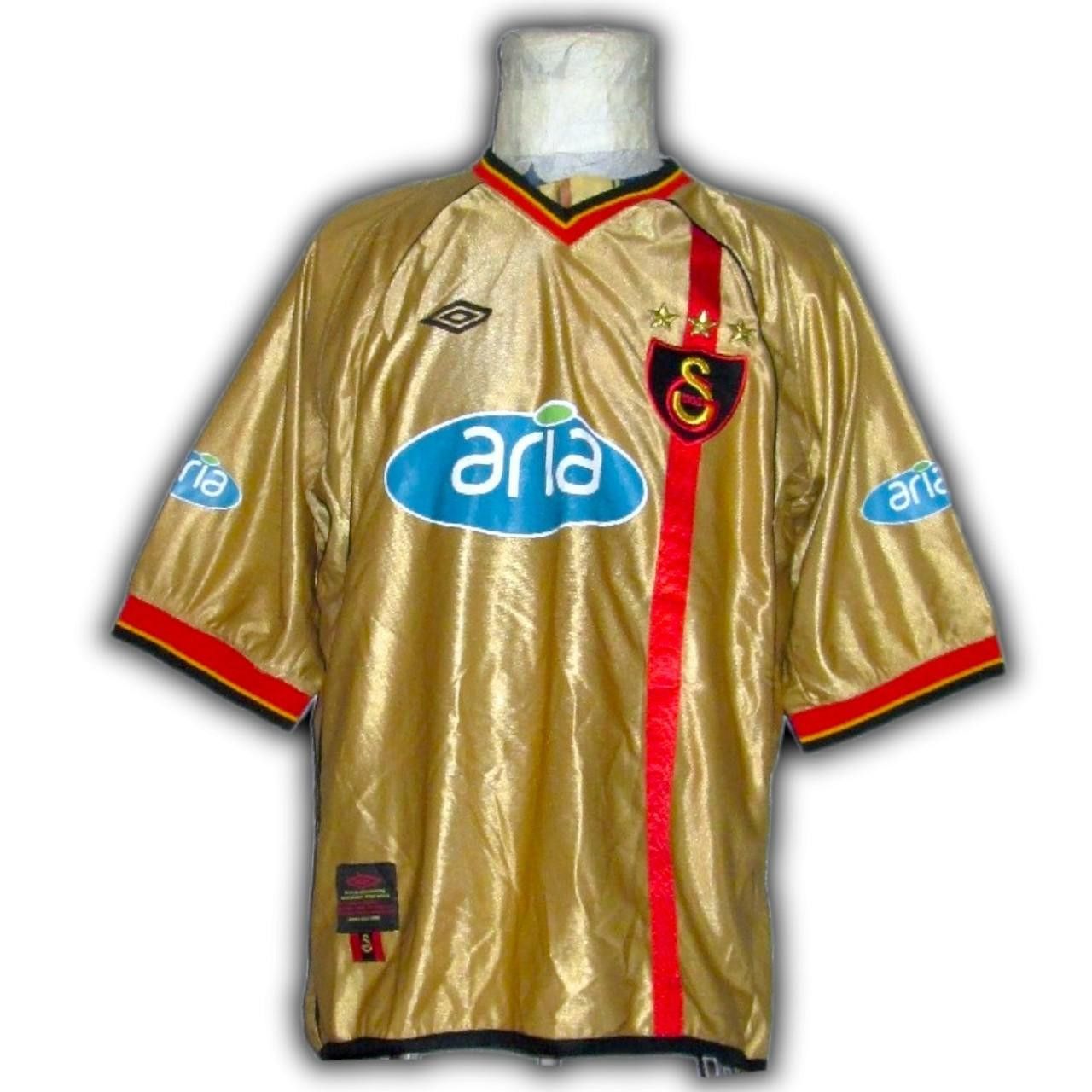 Umbro Fc Galatasaray SK Turkey 2002 2003 Fourth Shirt Jersey Size US XL / EU 56 / 4 - 4 Thumbnail