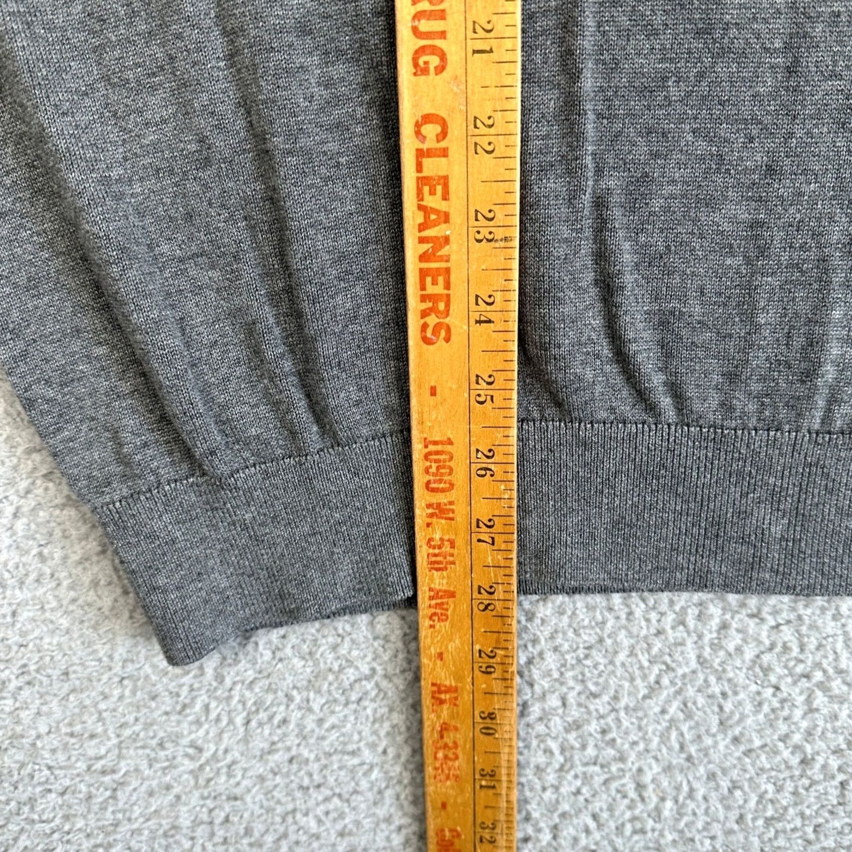Saks Fifth Avenue Saks Fifth Avenue Sweater Polo Mens 2XL Gray Long Sleeve Pullover Outdoor Casual Shirt Size US XXL / EU 58 / 5 - 6 Thumbnail
