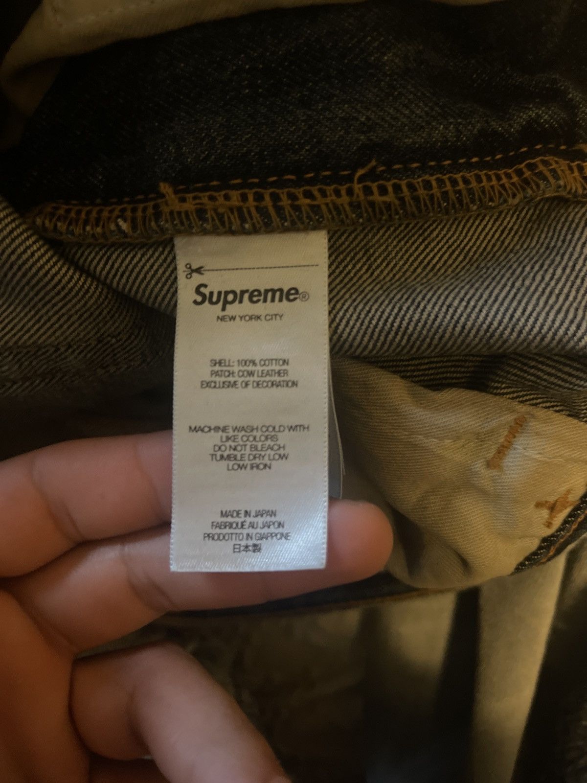 Number (N)ine × Supreme Supreme number (n)ine jeans Size US 32 / EU 48 - 7 Thumbnail