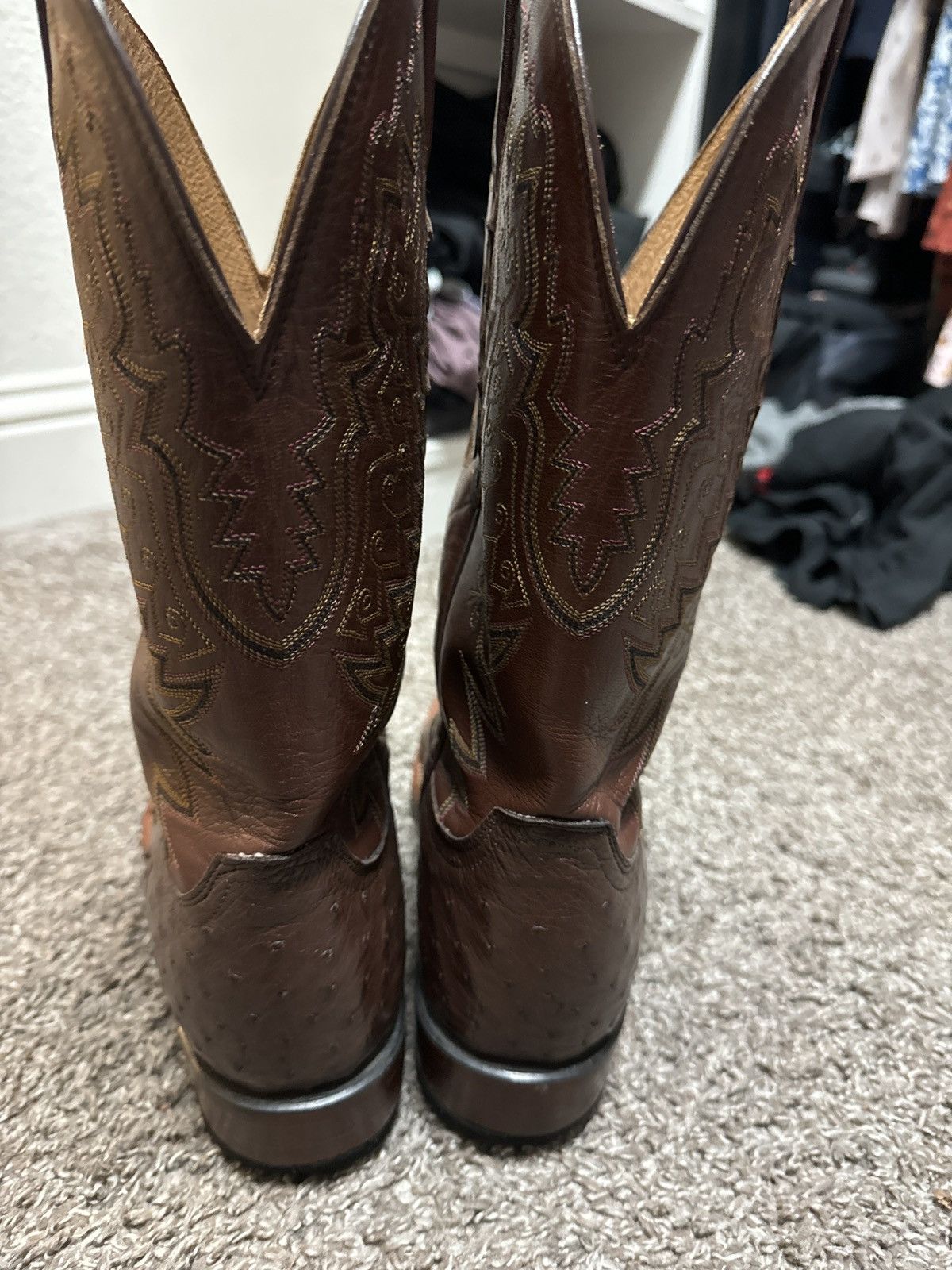 Lucchese Lucchese full quill brown ostrich Size US 10.5 / EU 43-44 - 3 Thumbnail