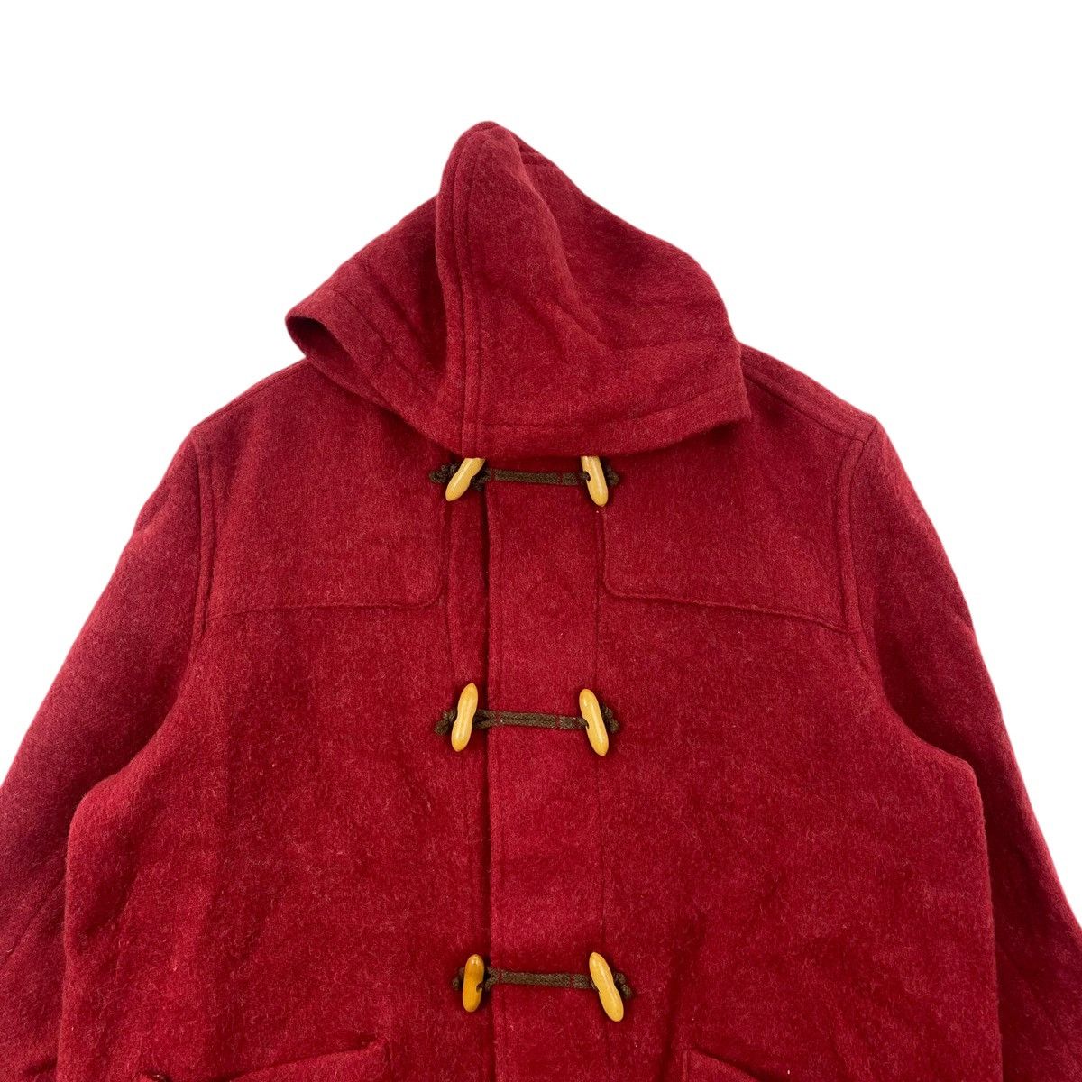 45rpm Vintage 45 RPM STUDIO Japanese Brand Red Hooded Duffle Size US XXL / EU 58 / 5 - 2 Thumbnail