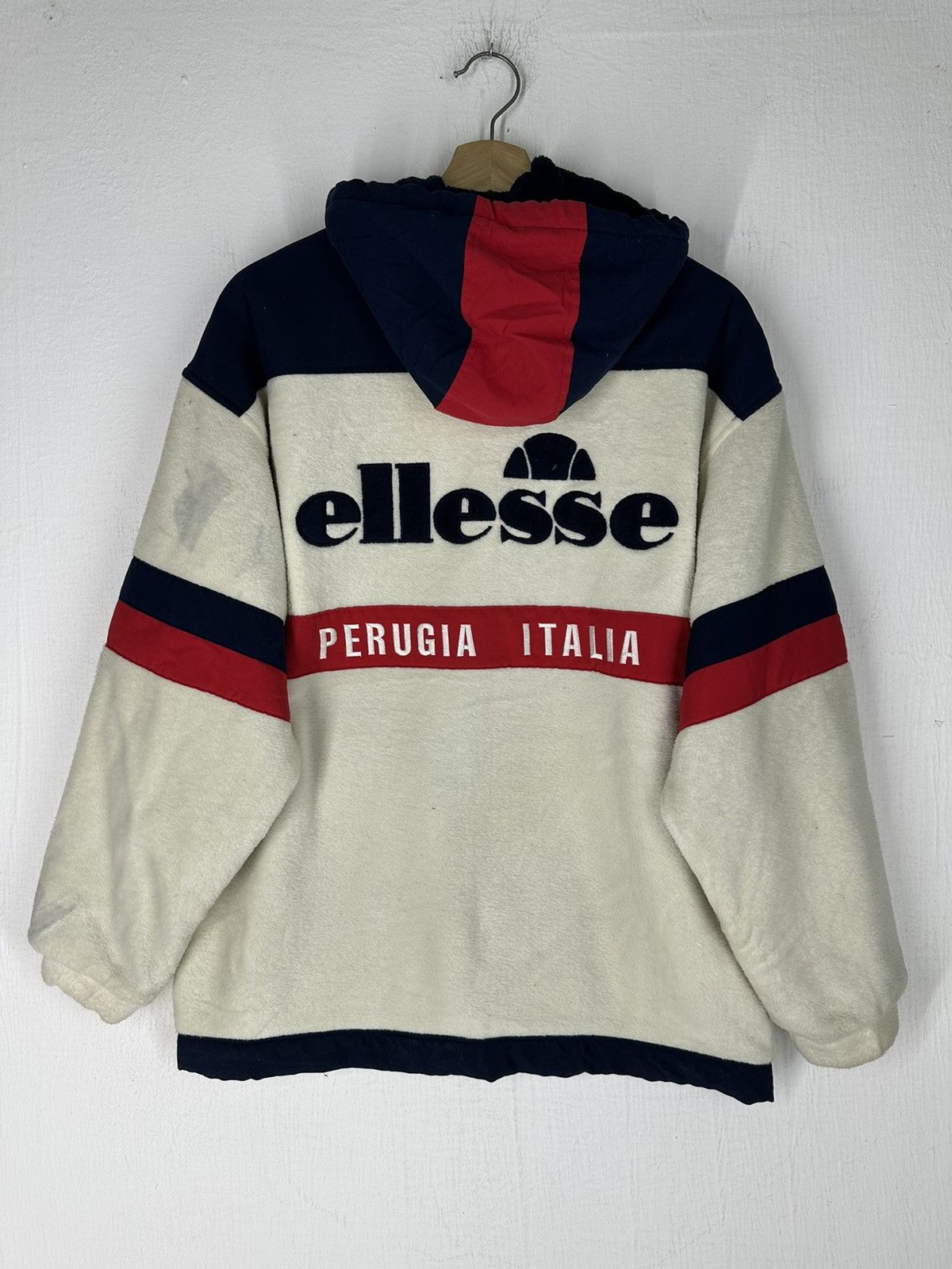 Ellesse × Vintage Vintage Ellesse Fleece Hoodie Jacket Size US M / EU 48-50 / 2 - 7 Thumbnail
