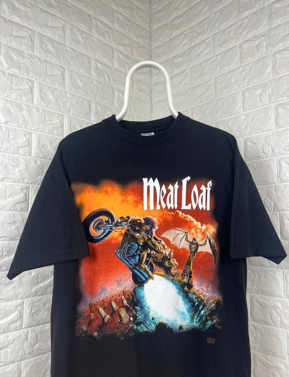 Band Tees × Vintage Vintage 1996 Meatloaf Tour Tee Metal Rock Size US L / EU 52-54 / 3 - 3 Thumbnail