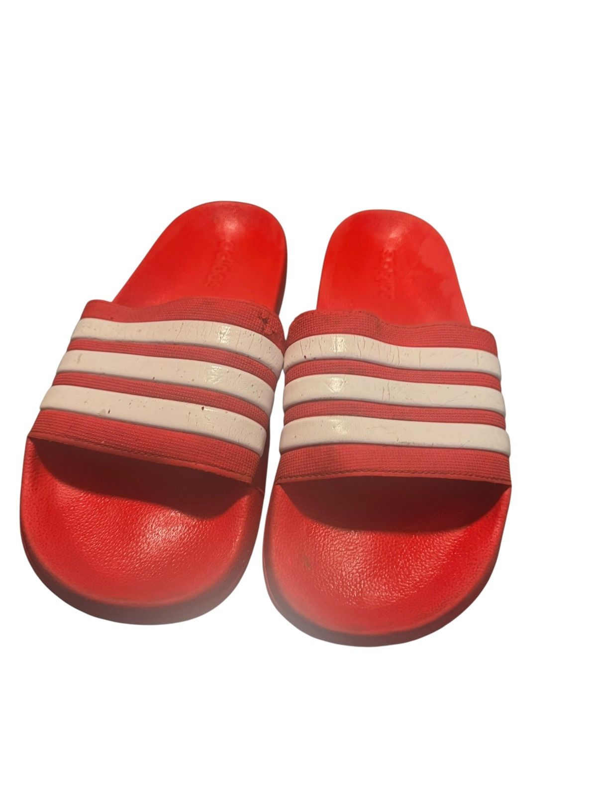 Adidas Adidas Red Slides – Size 12 Size US 12 / EU 45 - 1 Thumbnail