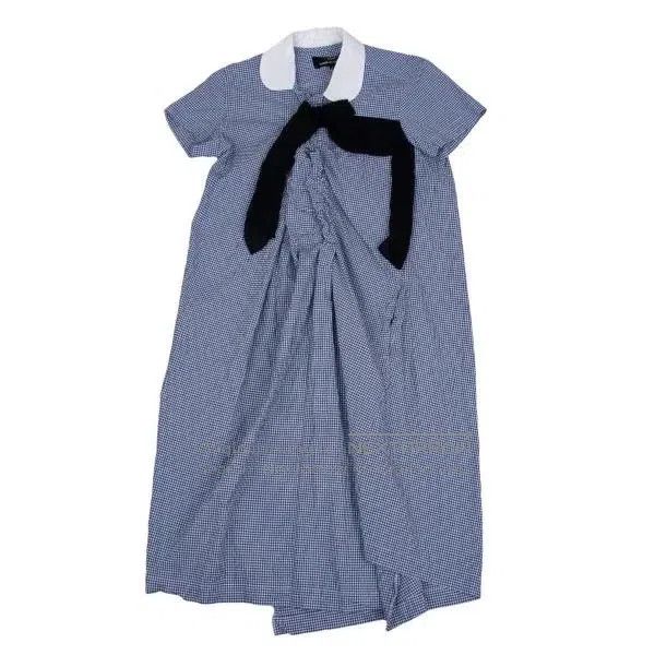 Comme des Garcons Comme Des Garcons Blue Vintage Plaid Dress Size S / US 4 / IT 40 - 2 Thumbnail