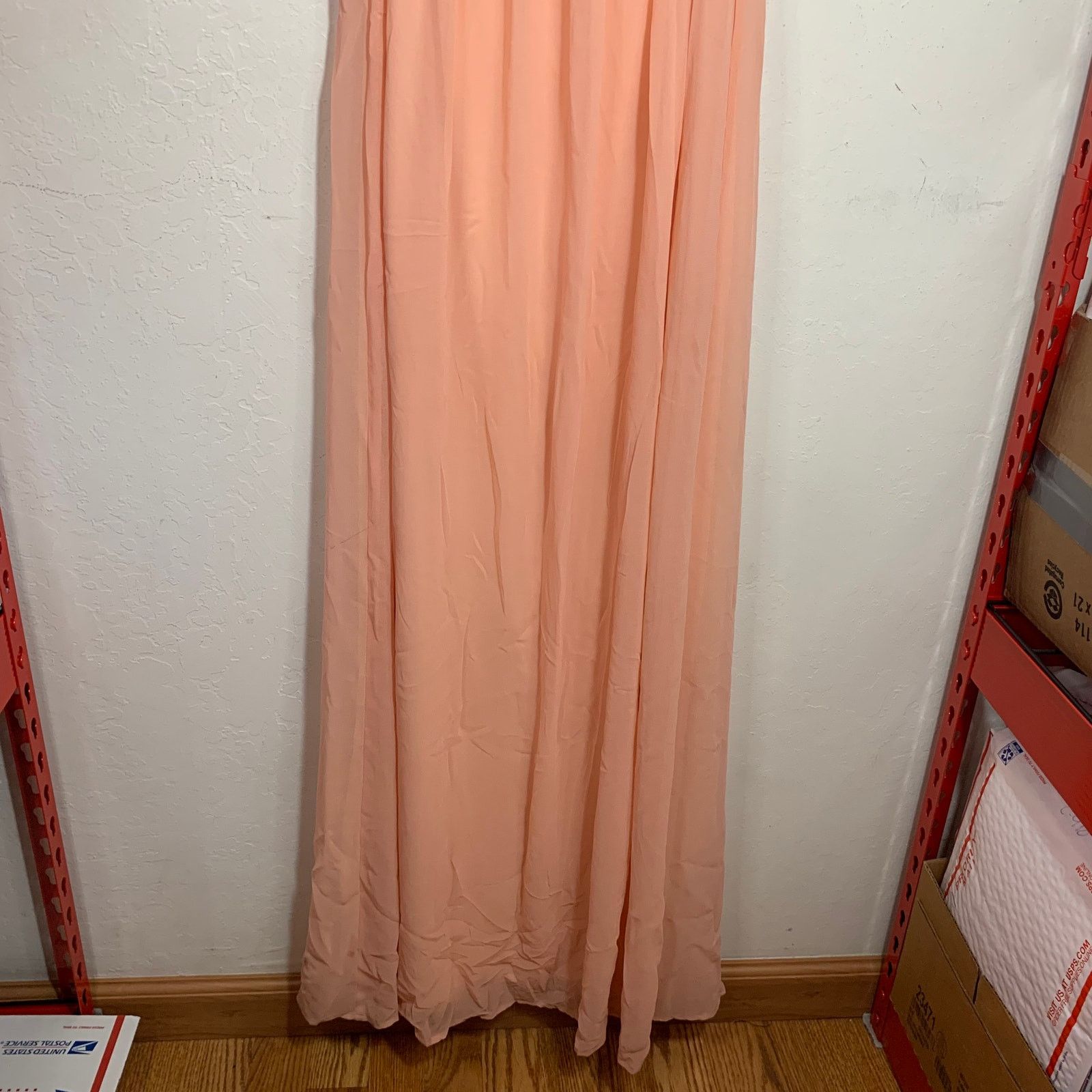 Other Lulus Women Long Orange Sleeveless Dress Size S Size S / US 4 / IT 40 - 7 Thumbnail