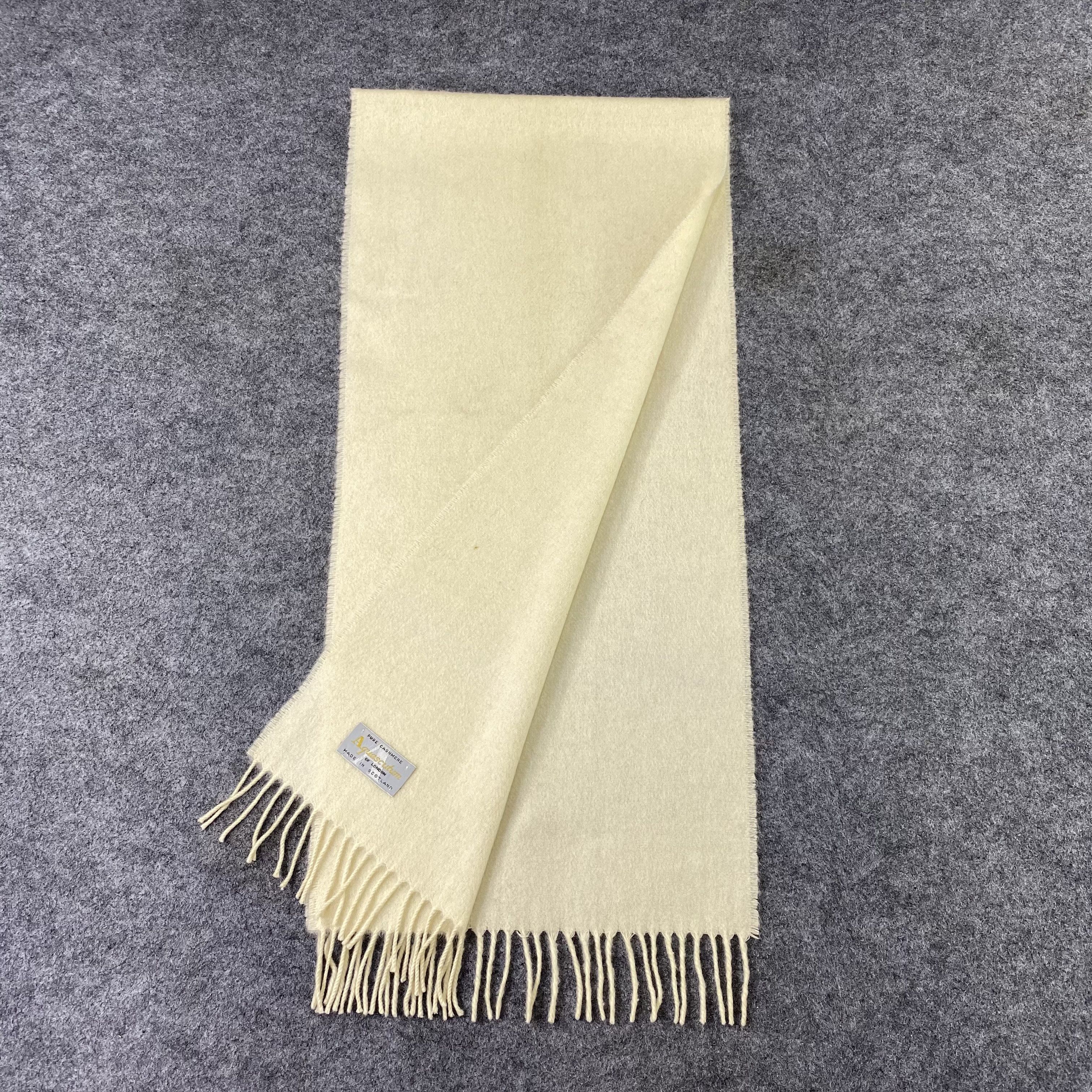 Aquascutum Aquasqutum Cashmere Muffler / Scarf / Neckwear - T1254 Size ONE SIZE - 3 Thumbnail