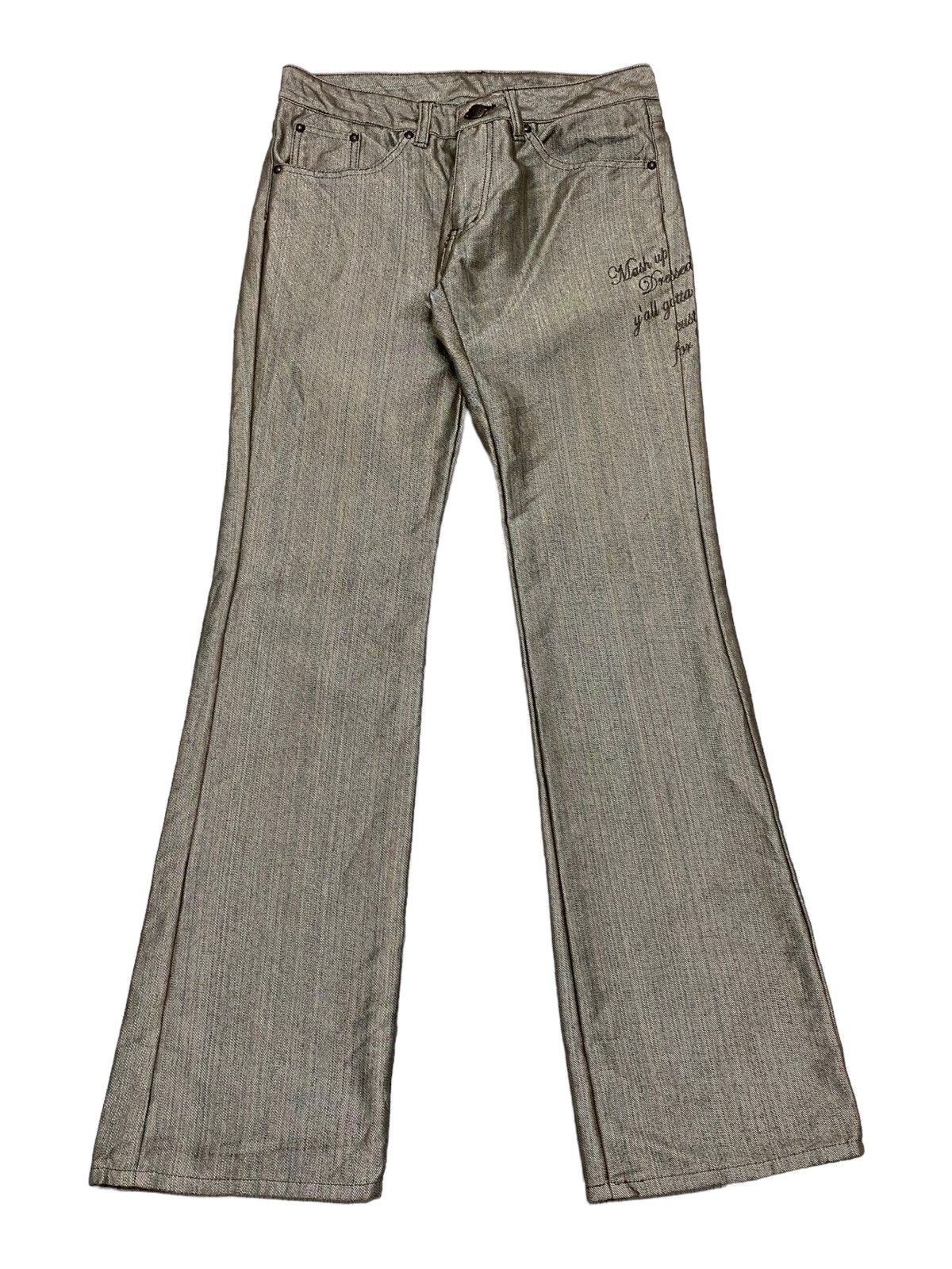 If Six Was Nine × Japanese Brand × Le Grande Bleu (L.G.B.) Flare Custom Culture Jean Unique Colour Retro Punk 90s Scene Size US 29 - 2 Thumbnail