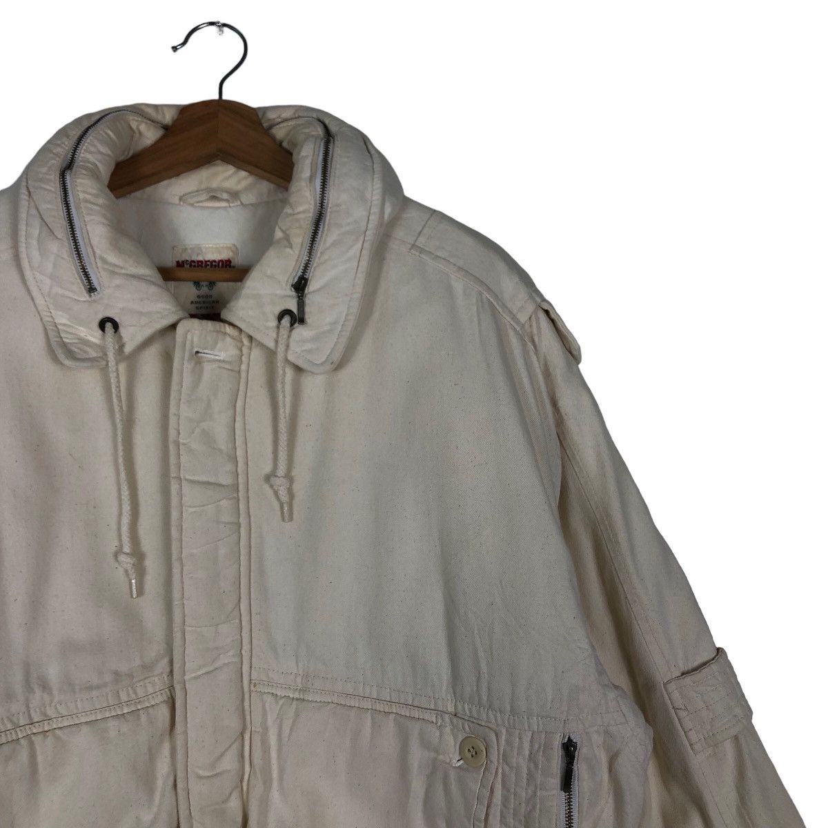 Japanese Brand 90s Vintage Bomber Jacket Parachute Bondage Design Mcgregor Size US M / EU 48-50 / 2 - 5 Thumbnail