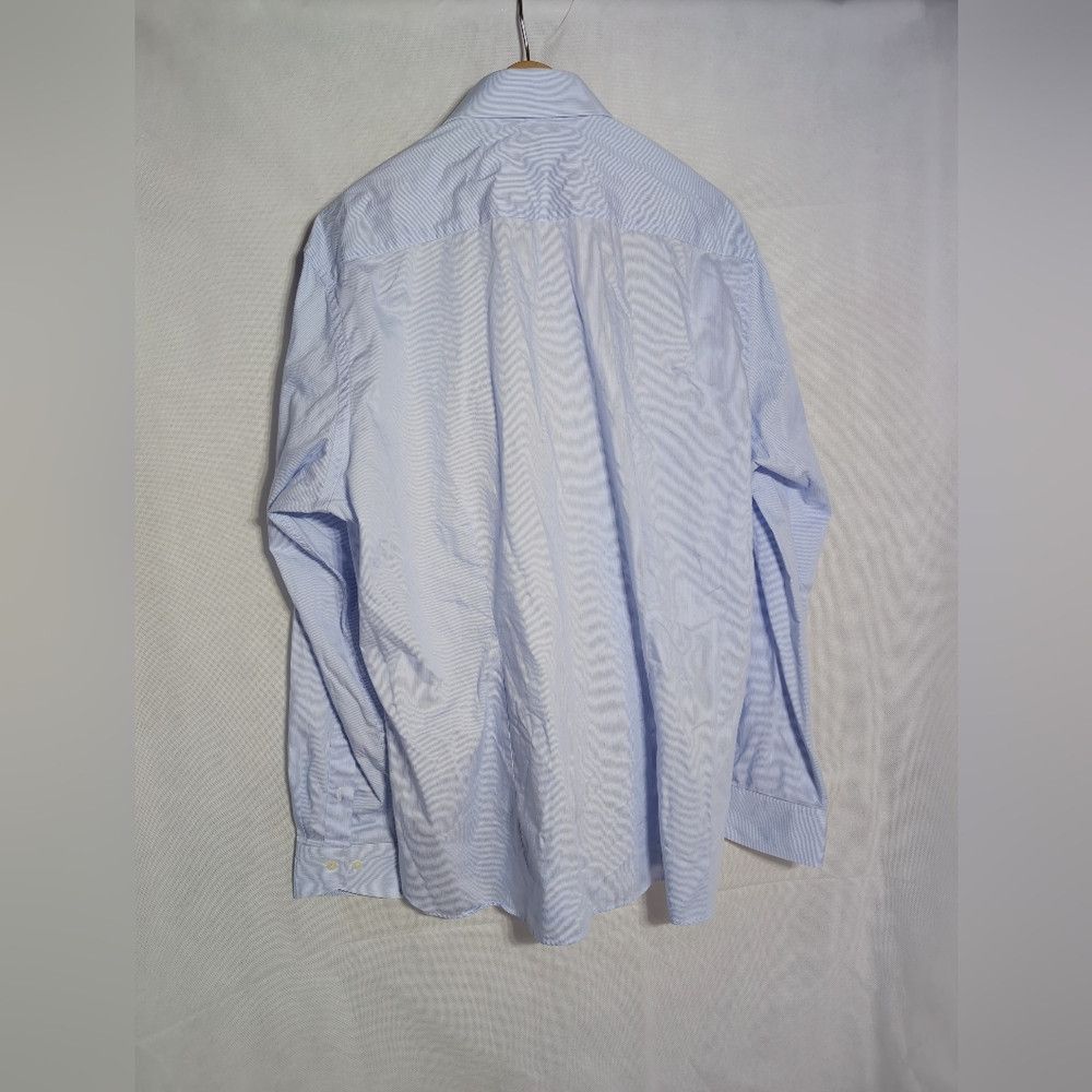 Ted Baker Men's Ted Baker Endurance Light Blue Dress Shirt Sz 17.5 Sl Size US XL / EU 56 / 4 - 2 Thumbnail