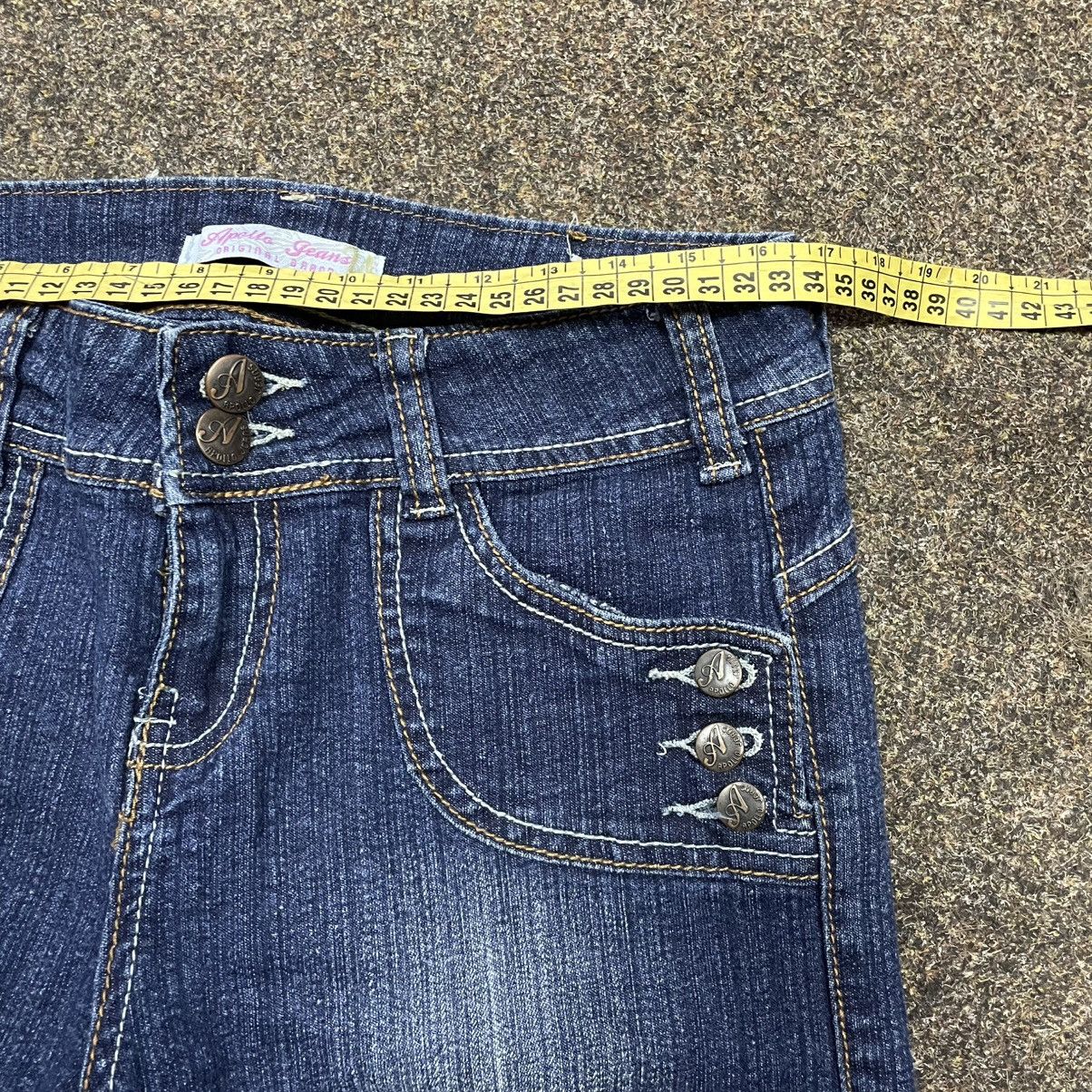 Vintage Vintage Y2K Baggy Wide Leg Flared Jeans Streetwear Logo 32 Size 32" / US 10 / IT 46 - 6 Thumbnail