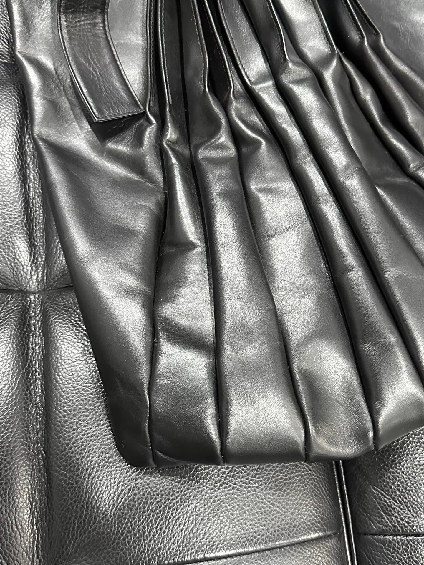 Yohji Yamamoto Yohji Yamamoto Noir Pleated Cowhide Bag 31x37 Size ONE SIZE - 2 Thumbnail