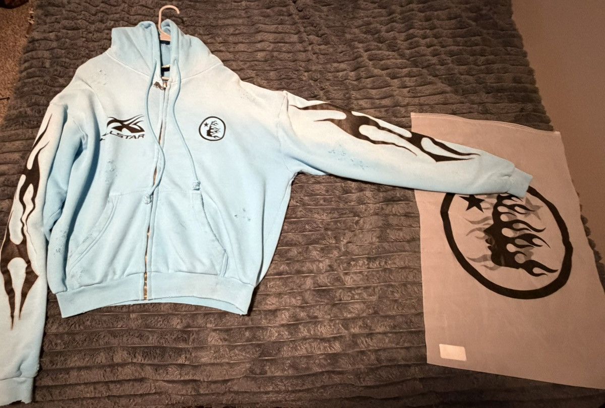 HELLSTAR Hellstar Studios Zip Hoodie - Blue Variant Size US XS / EU 42 / 0 - 3 Thumbnail