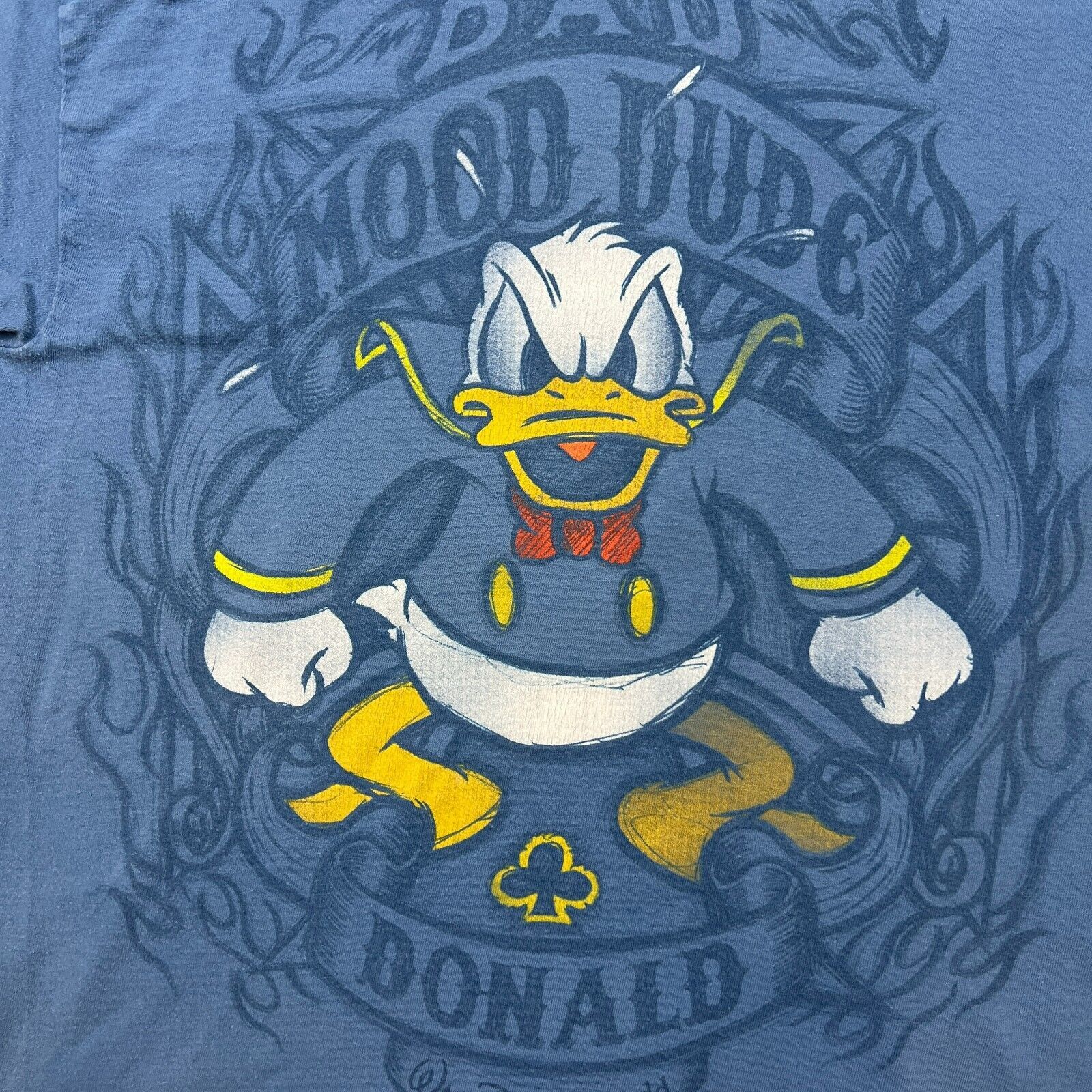 Disney × Vintage Disney Donald Duck T Shirt Medium Bad Mood Dude Graphic Tee Size US M / EU 48-50 / 2 - 2 Thumbnail