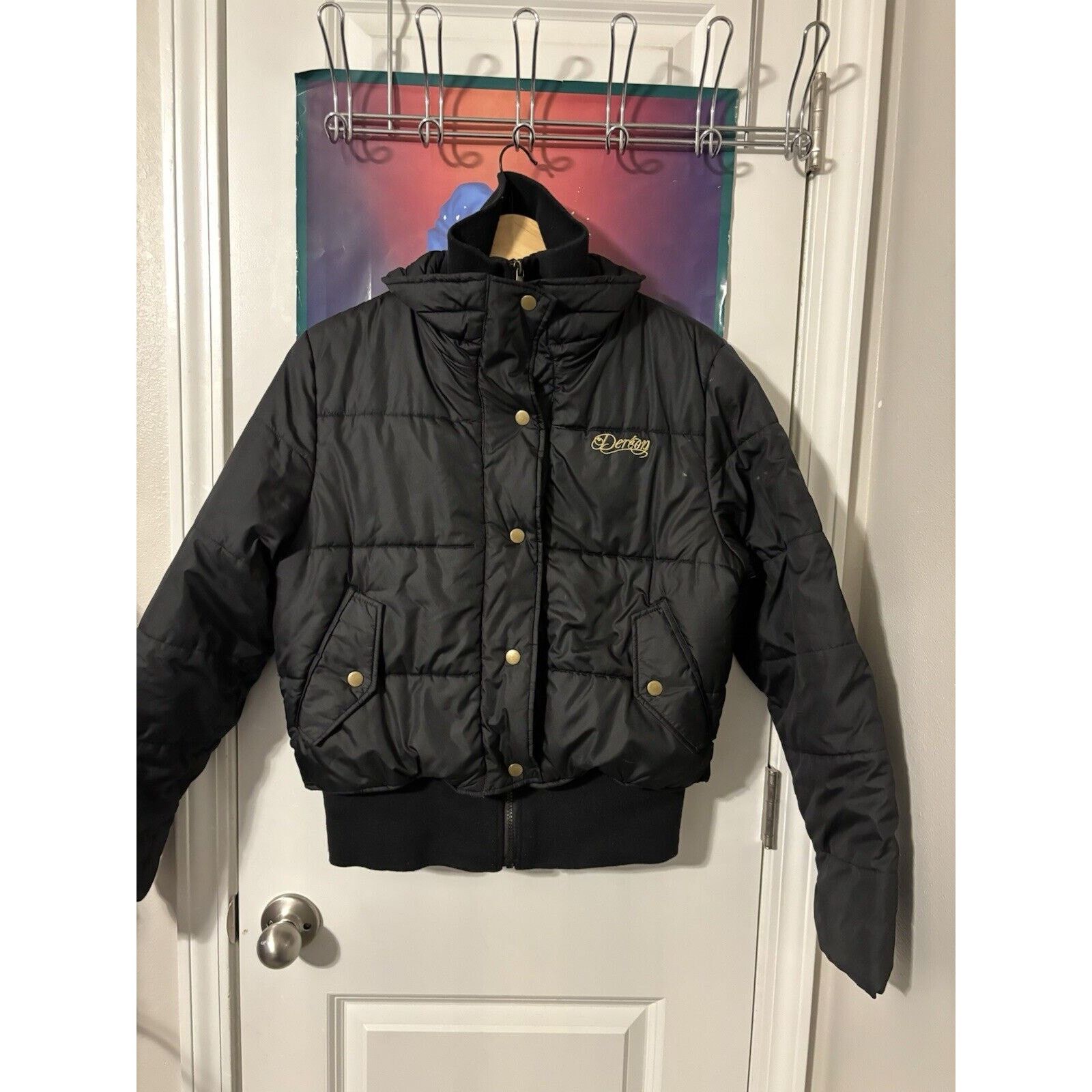 Other vintage house of derion y2k puffer jacket black rare Xl Size XL / US 12-14 / IT 48-50 - 1 Thumbnail