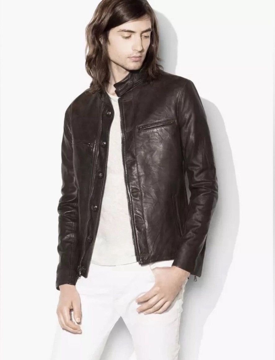 John Varvatos Burnished Moto Jacket EU 52 USA 42 Size US L / EU 52-54 / 3 - 16 Thumbnail