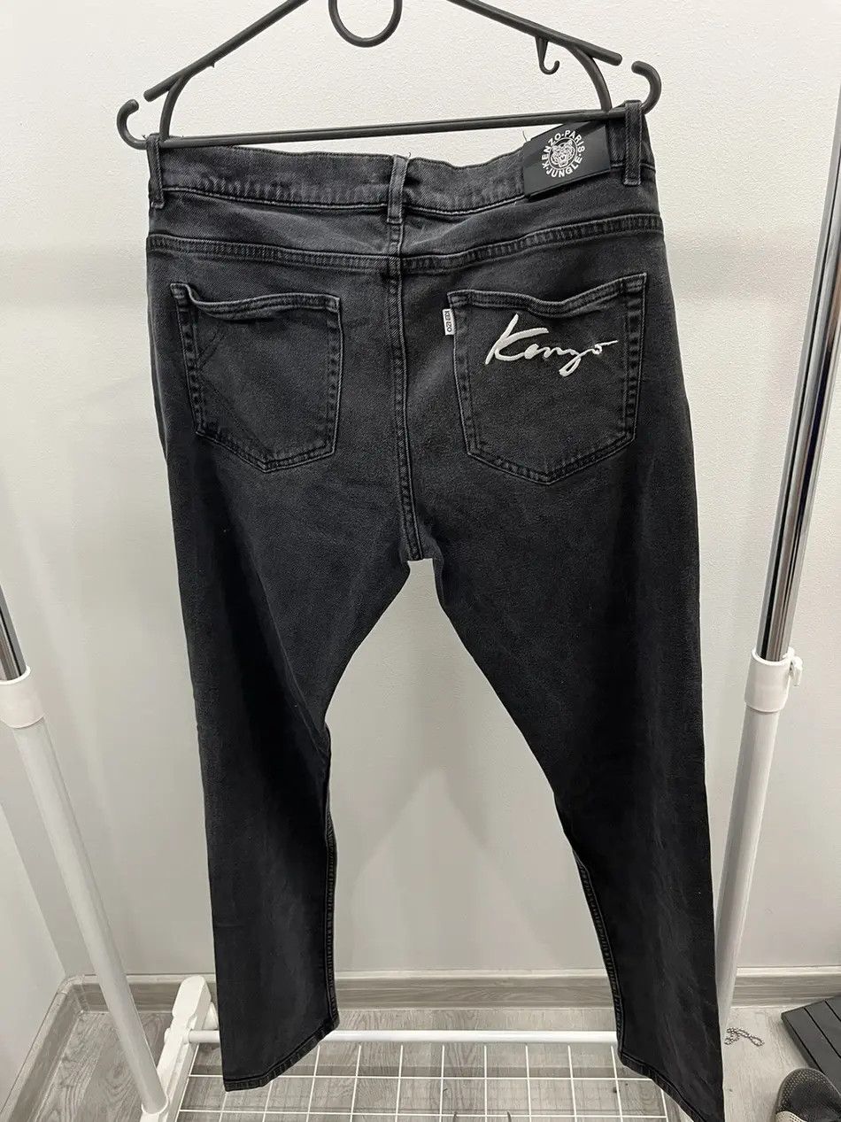Kenzo Kenzo Jungle Skinny 5 Pocket Logo Denim Jeans Size US 34 / EU 50 - 2 Thumbnail