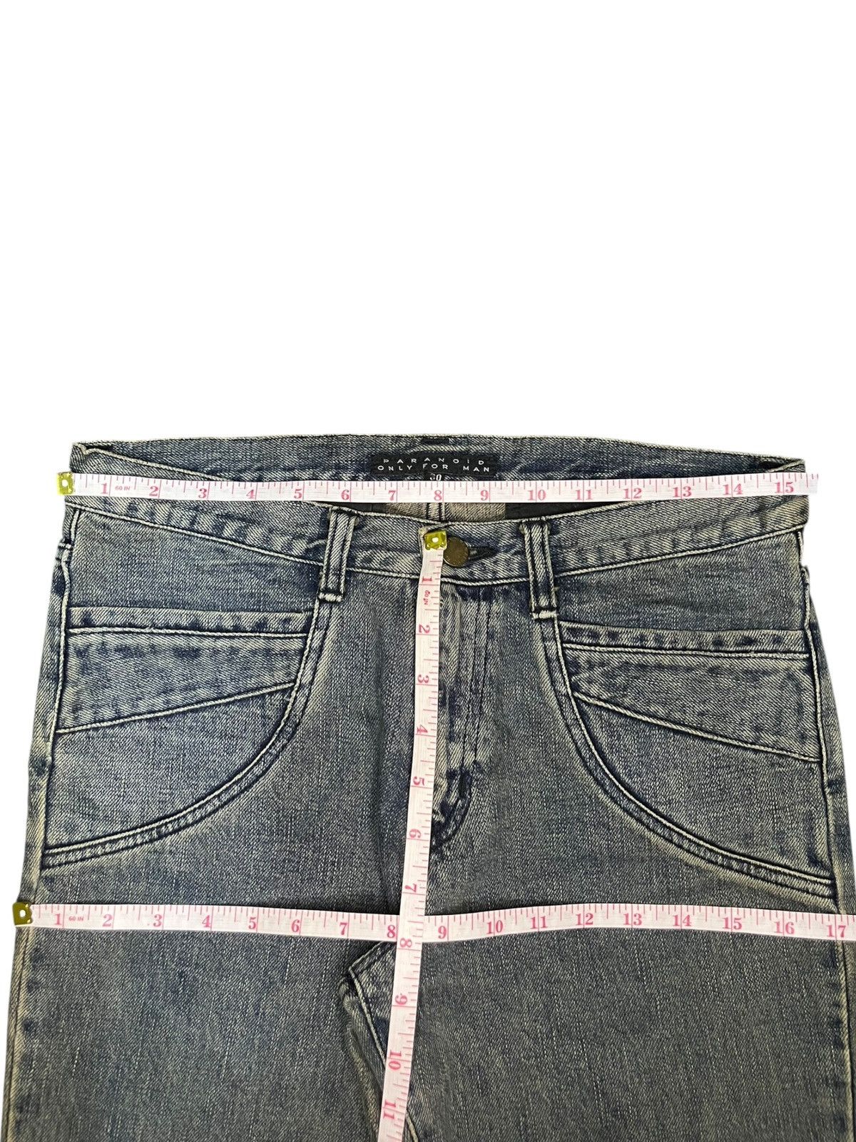 Hysteric Glamour Vintage Japanese Brand Mud Wash Flare Jeans Size 31" - 6 Thumbnail