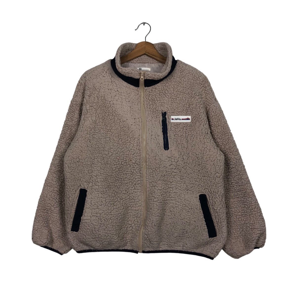 Japanese Brand × Vintage 📌Vintage Fleece Bomber Jacket Dip Pile Java Size US M / EU 48-50 / 2 - 2 Thumbnail