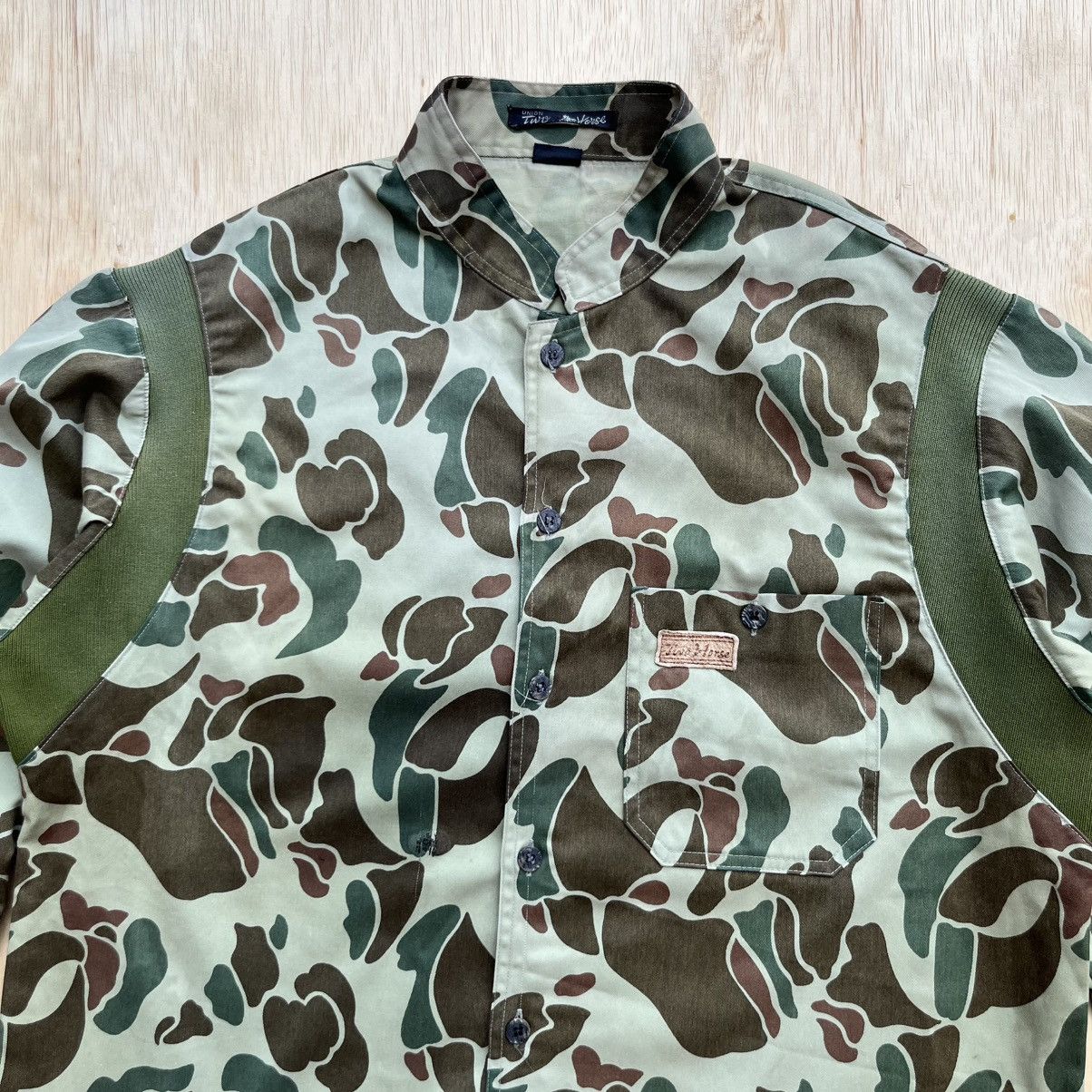 Japanese Brand TWO HORSE DUCK HUNTER CAMO UTILITY SHIRT LIKE FILSON Size US S / EU 44-46 / 1 - 2 Thumbnail