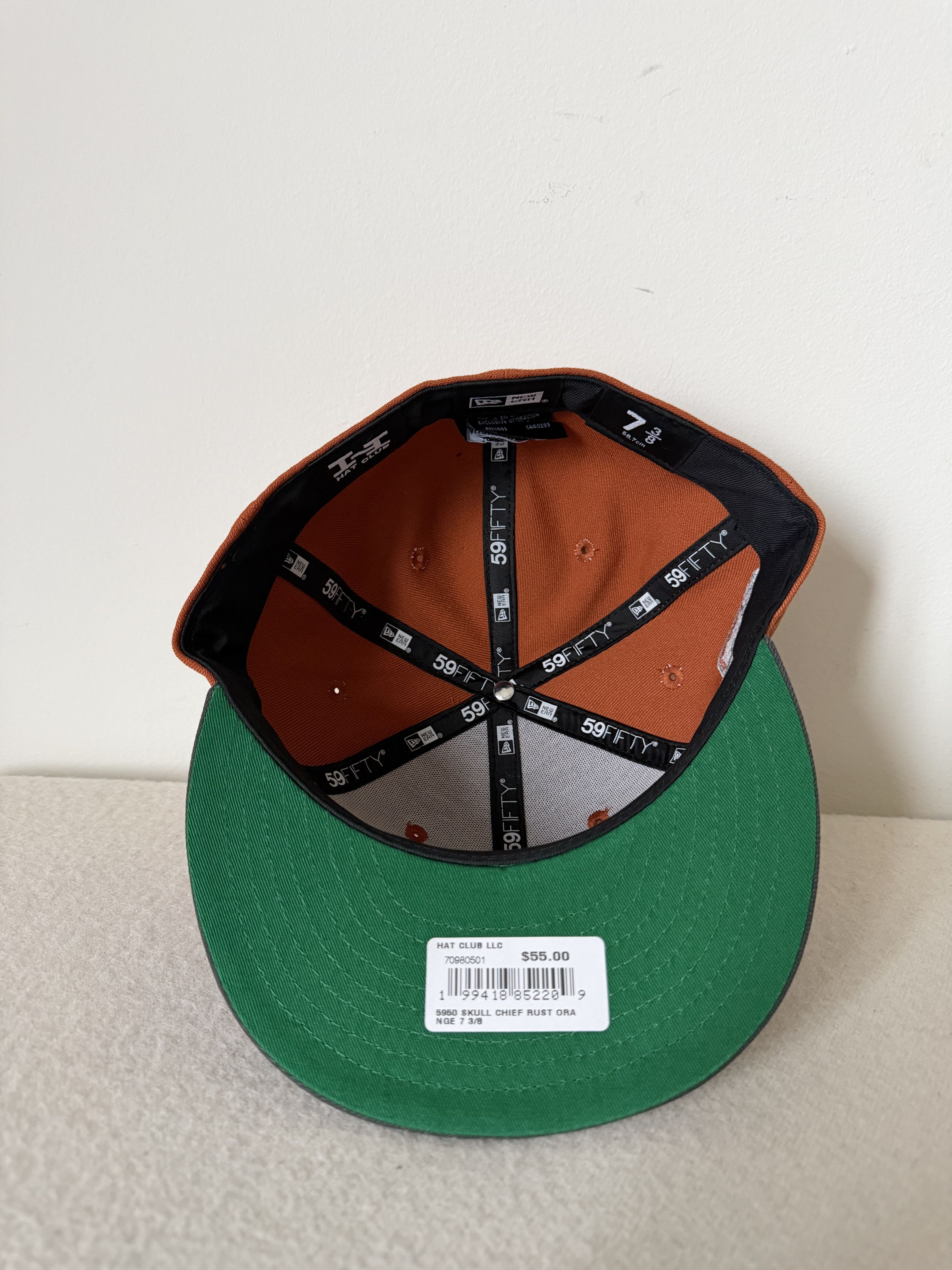Hat Club 7 3/8 New Era Hat Club Dia De Los Muertos Skull Chief Fitted Size ONE SIZE - 5 Thumbnail