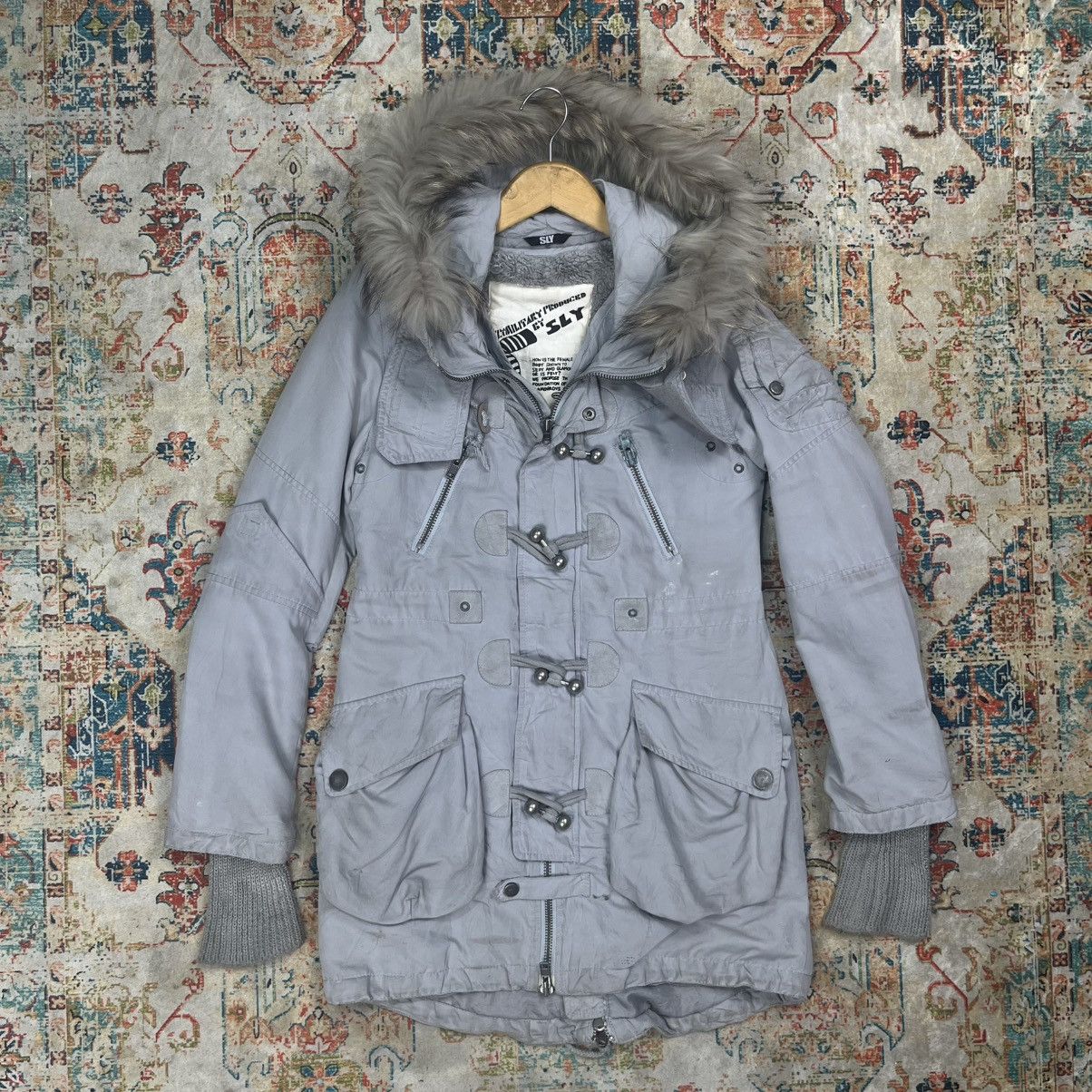 SLY Vintage Sly fur raccoon parka jacket Size US S / EU 44-46 / 1 - 1 Thumbnail