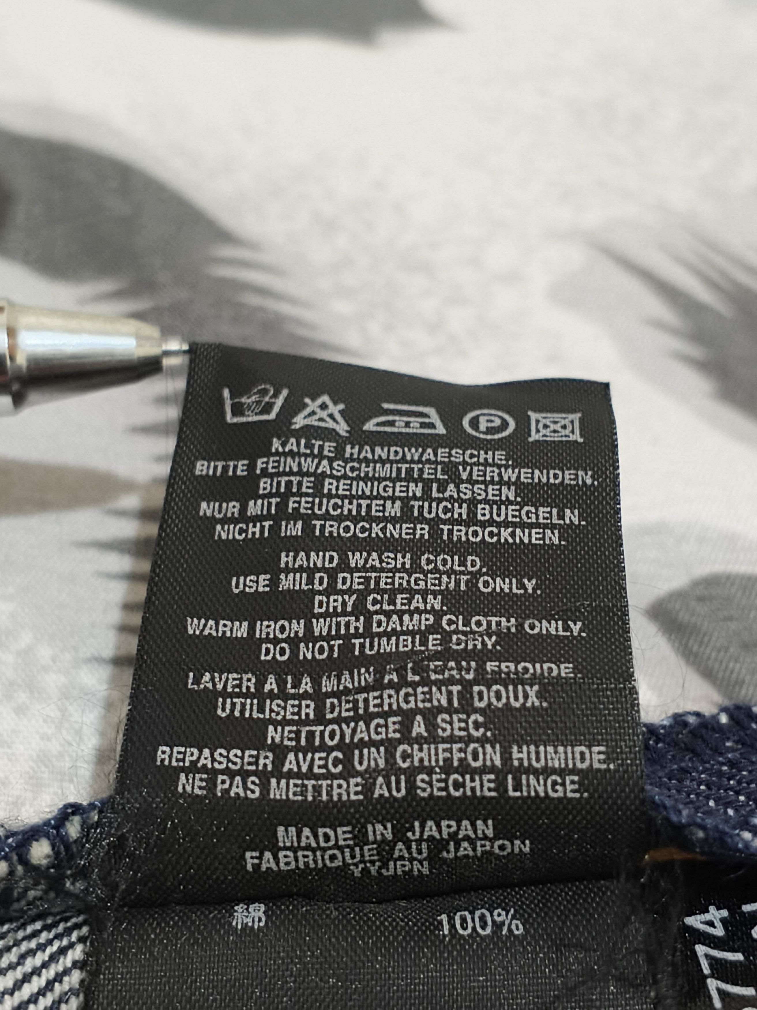 Yohji Yamamoto Yohji Yamamoto x Adidas Y3 SS04 Spotted Horse Striped Denim Size US 32 / EU 48 - 11 Thumbnail