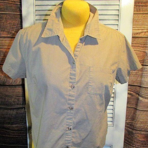 Columbia Columbia XL Petite Tan Camp Shirt Size XL / US 12-14 / IT 48-50 - 6 Thumbnail
