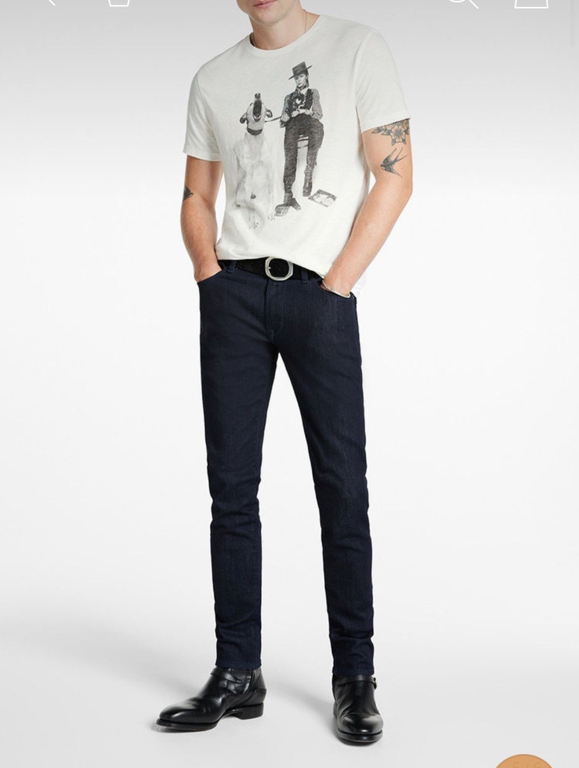 John Varvatos John Varvatos Bowie Tee. Medium Size US M / EU 48-50 / 2 - 5 Thumbnail