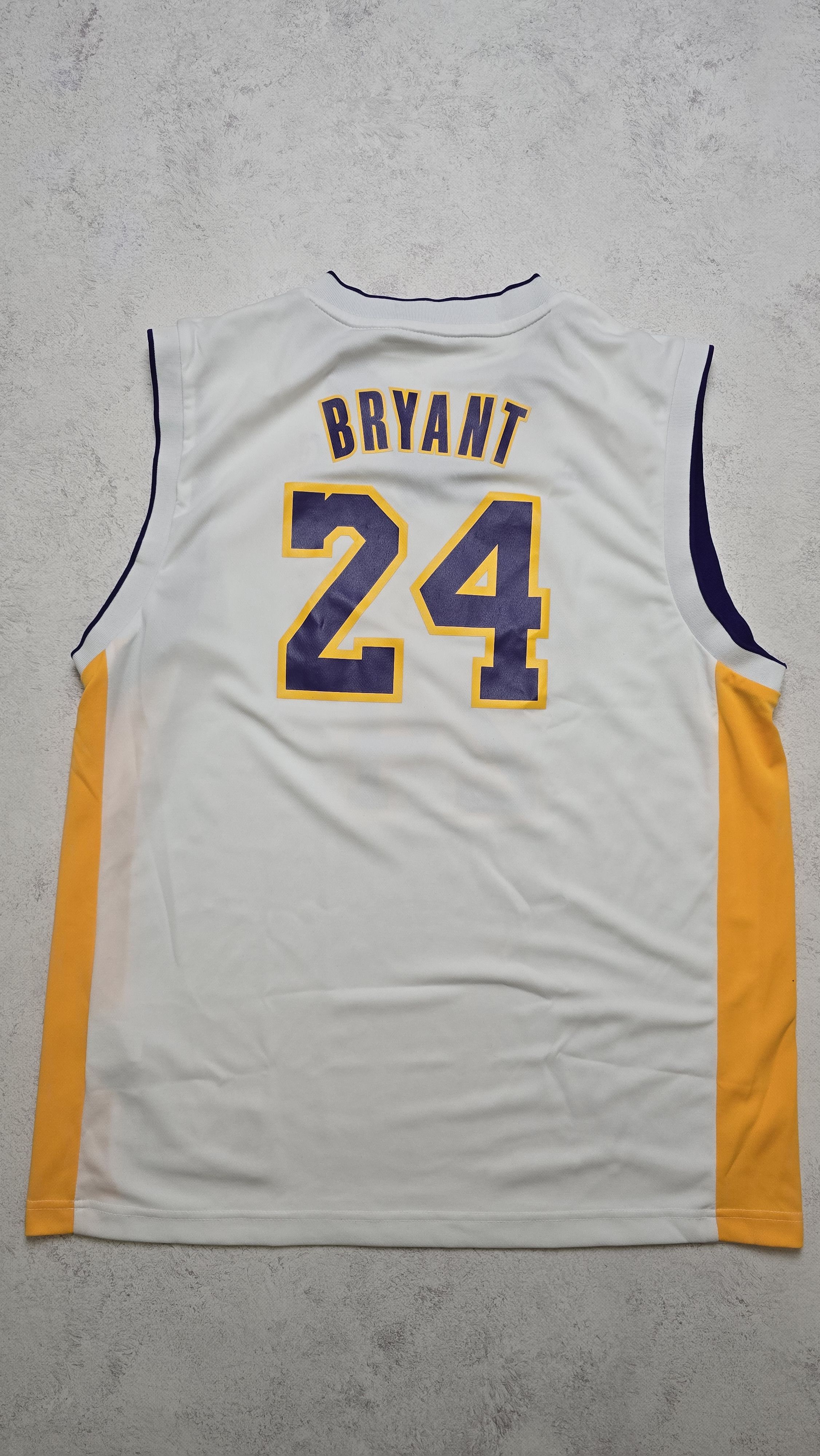 Adidas Lakers Adidas Kobe Bryant #24 White NBA Jersey Size US L / EU 52-54 / 3 - 2 Thumbnail