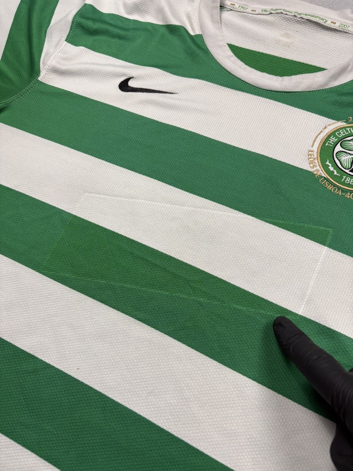 Nike Nike Celtic 2007 Lisbon Lions 40th Anniversary Home Jersey Size US XL / EU 56 / 4 - 6 Thumbnail