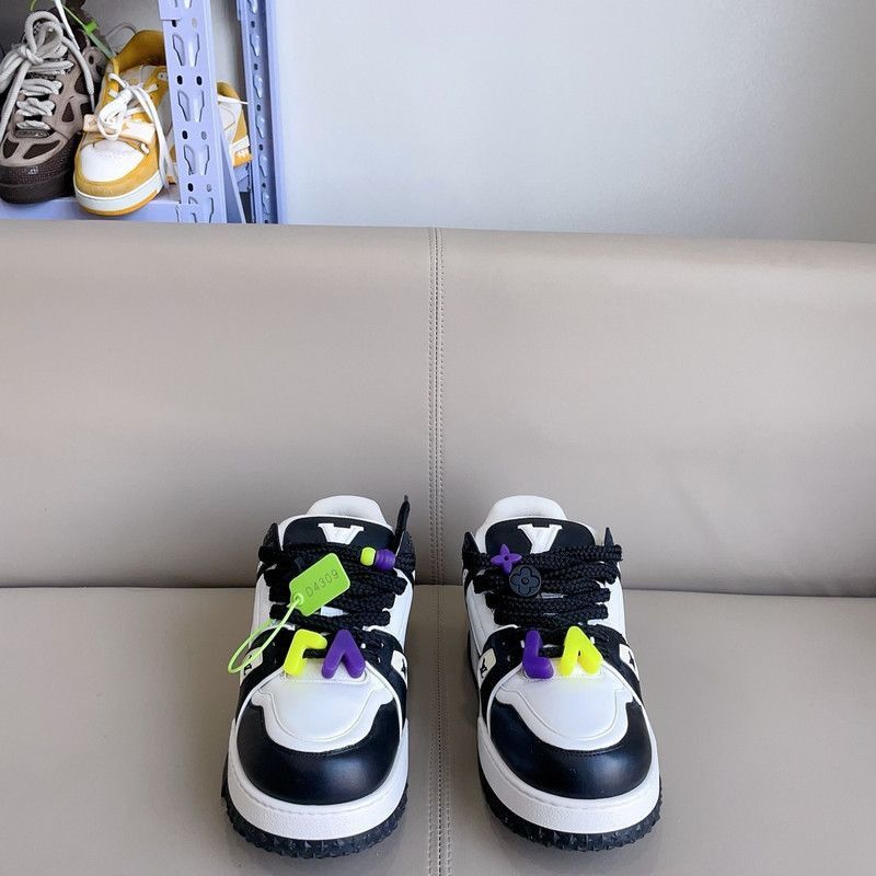Louis Vuitton Louis Vuitton Trainer Maxi Low-top Sneakers -2508 Size US 11 / EU 44 - 1 Thumbnail