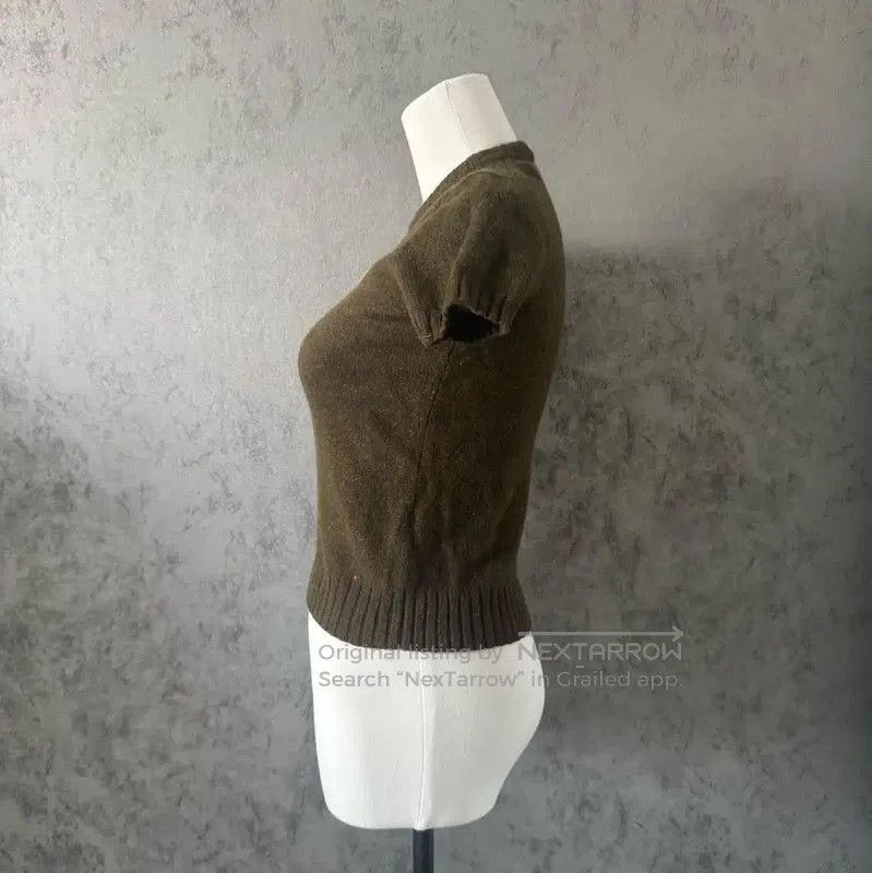 Burberry Burberry Green Wool Short Sleeve Top. Size M / US 6-8 / IT 42-44 - 8 Thumbnail