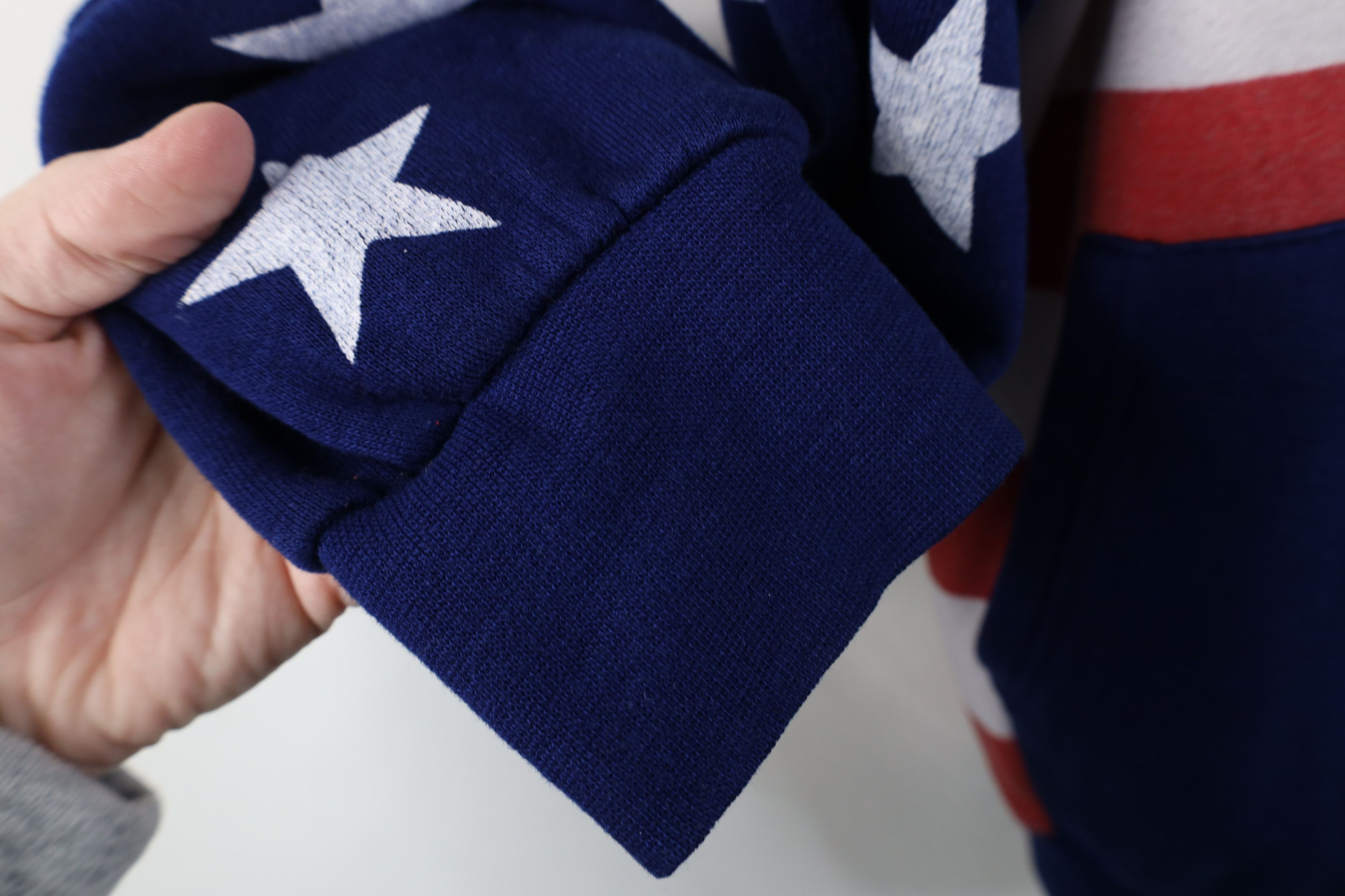 Vintage Vintage 90s Y2K Streetwear USA Flag Washington DC Hoodie Size US L / EU 52-54 / 3 - 9 Thumbnail