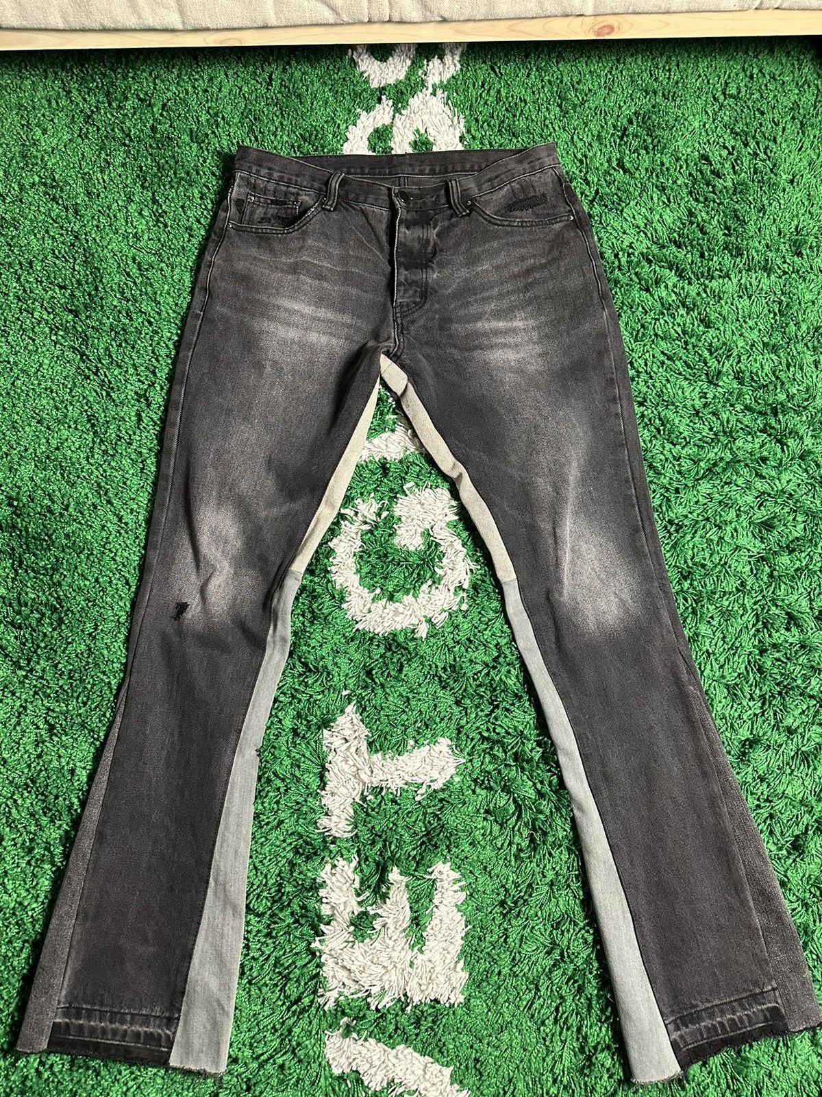 MNML B476 Flare Denim | Grailed