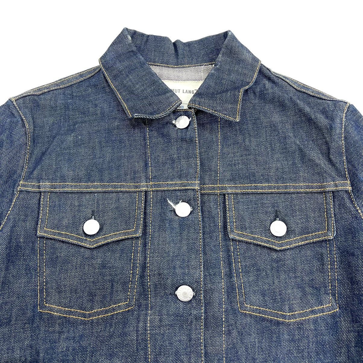 Helmut Lang 1999 Helmut Lang Type 2 Raw Indigo Denim Jacket Size US S / EU 44-46 / 1 - 3 Thumbnail