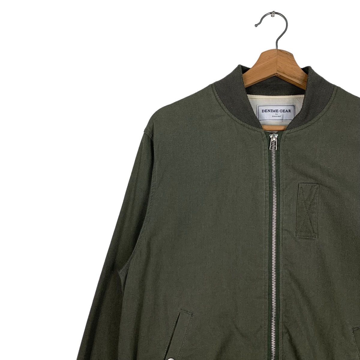 Denime DENIME GEAR Green Bomber Jacket #0933-C41 Size US L / EU 52-54 / 3 - 6 Thumbnail