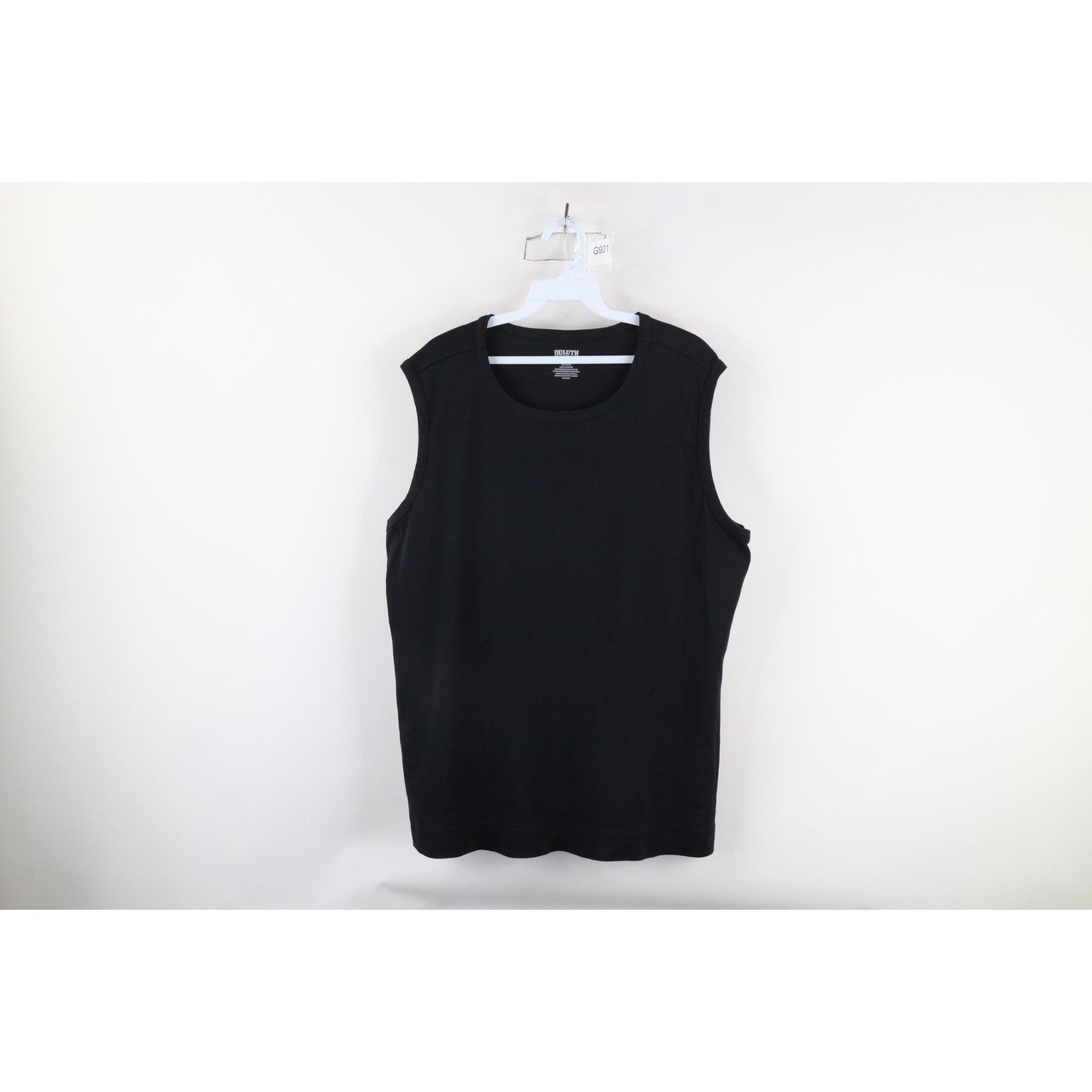 Vintage Duluth Trading Co Blank Ribbed Knit Longtail T Tank Top Size XL / US 12-14 / IT 48-50 - 1 Thumbnail