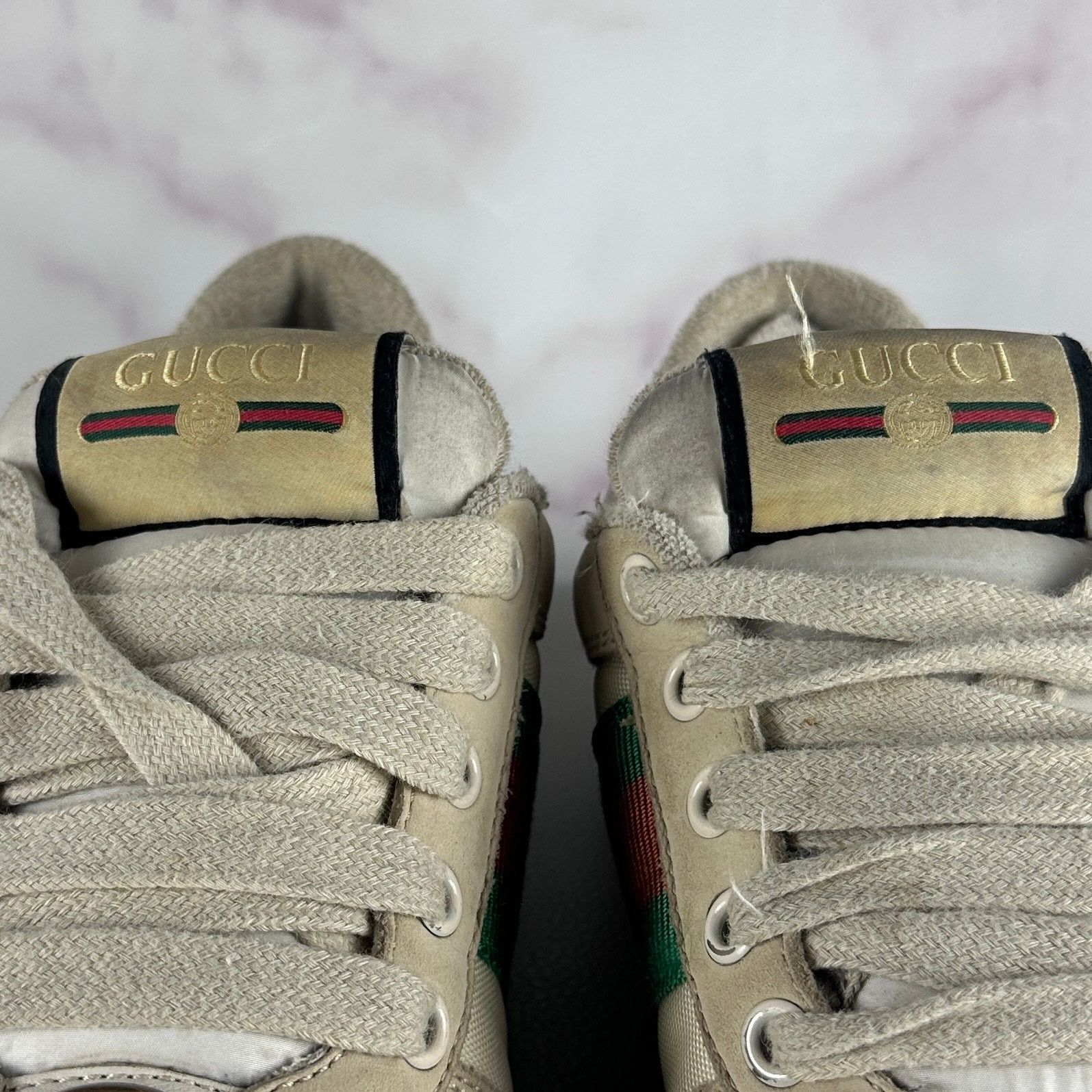 Gucci GG Screener Low Cream Size US 6 / IT 36 - 10 Thumbnail