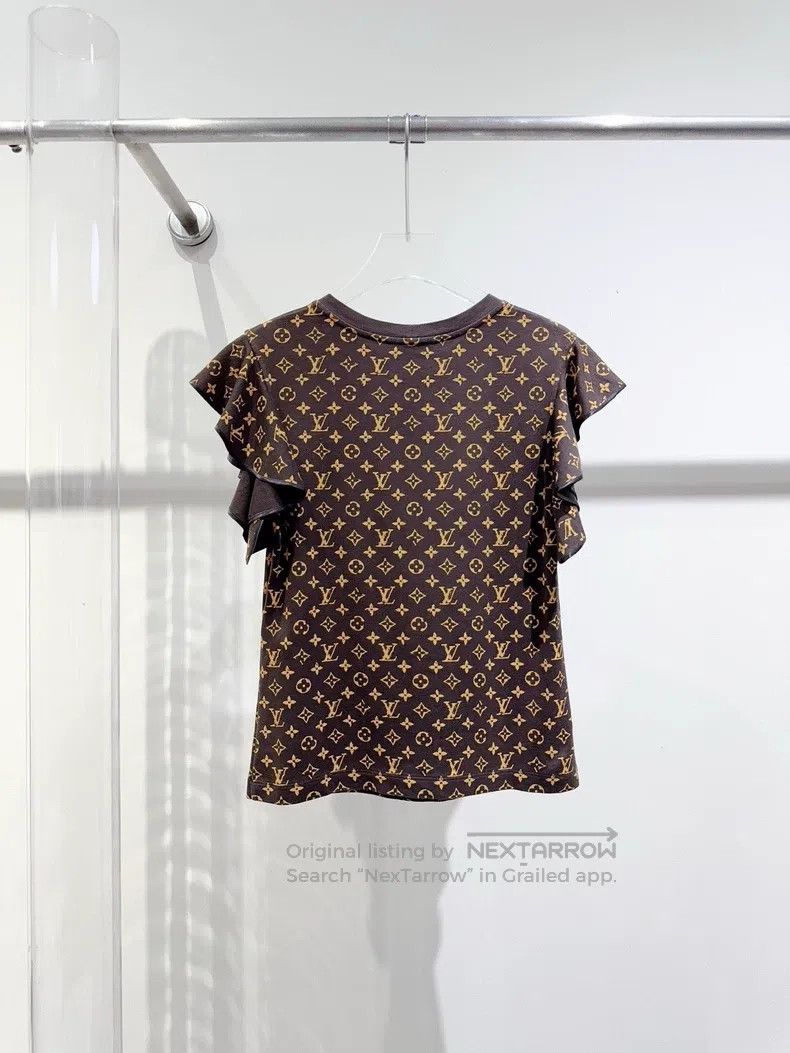 Louis Vuitton Louis Vuitton Ruffle Short Sleeve Size XS / US 0-2 / IT 36-38 - 4 Thumbnail