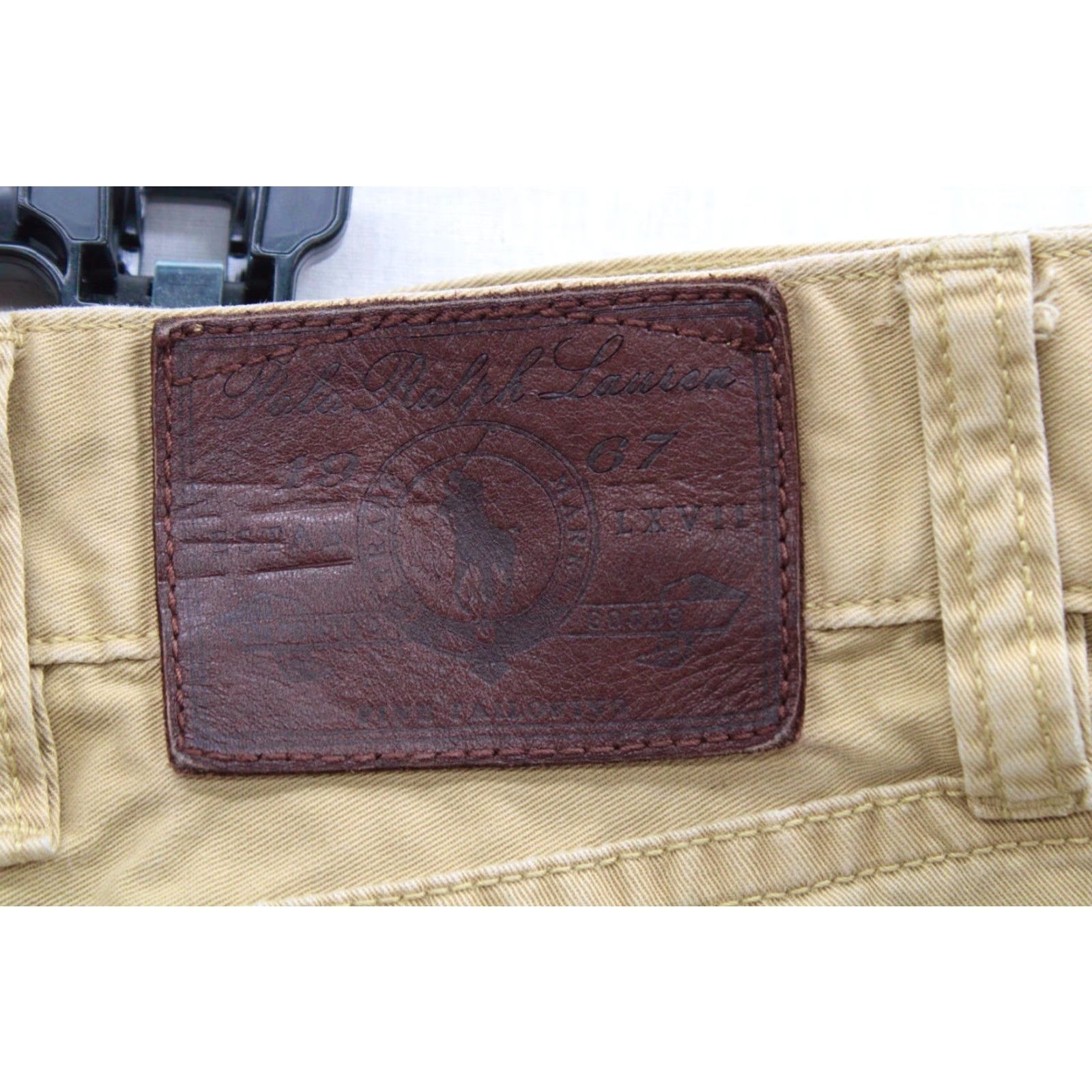 Polo Ralph Lauren Polo Ralph Lauren Pants 38x30 Tan Stretch Straight Fit Classic Preppy Mens Size US M / EU 48-50 / 2 - 7 Thumbnail
