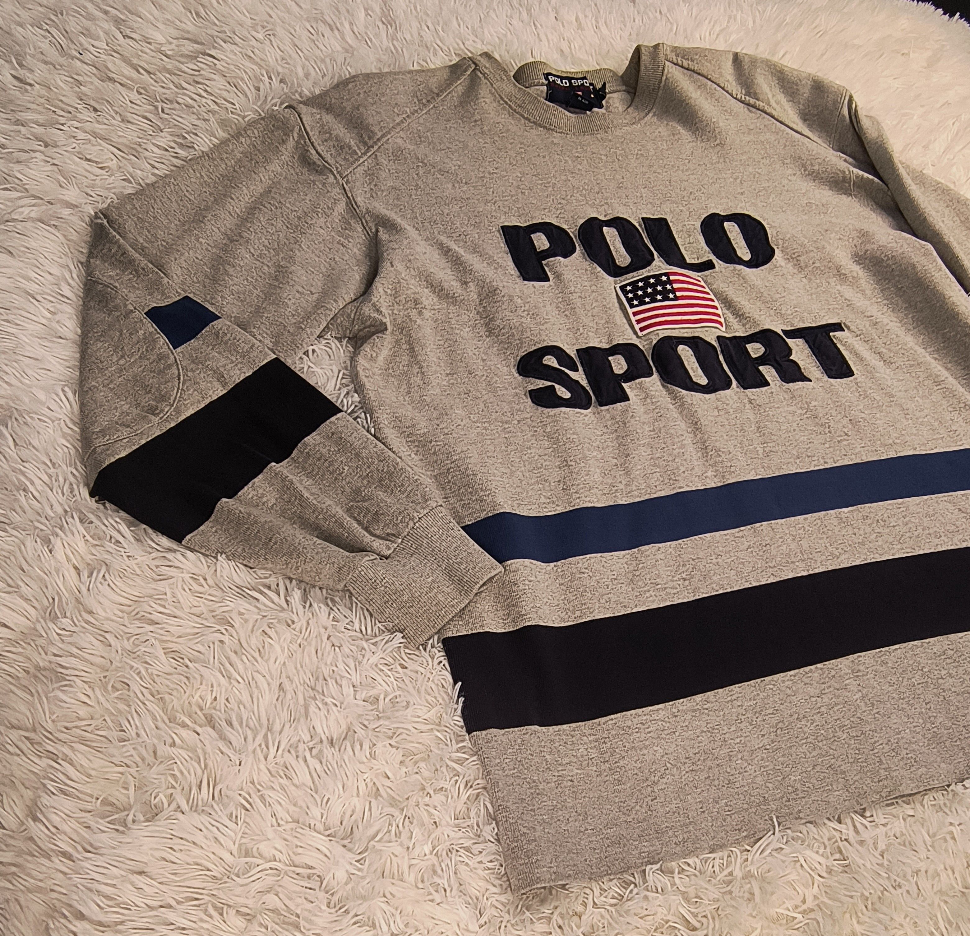 Polo Ralph Lauren Vintage Polo Sport by Ralph Lauren 90s crewneck sweatshirt Size US M / EU 48-50 / 2 - 3 Thumbnail
