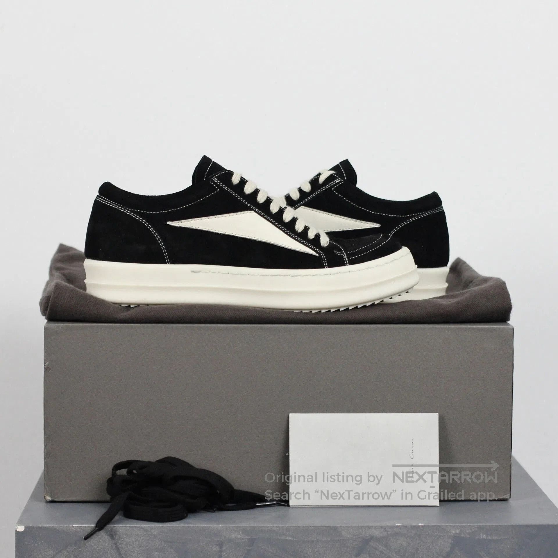 Rick Owens Stylish Rick Owens Suede Sneakers for Women. Size US 6.5 / IT 36.5 - 4 Thumbnail